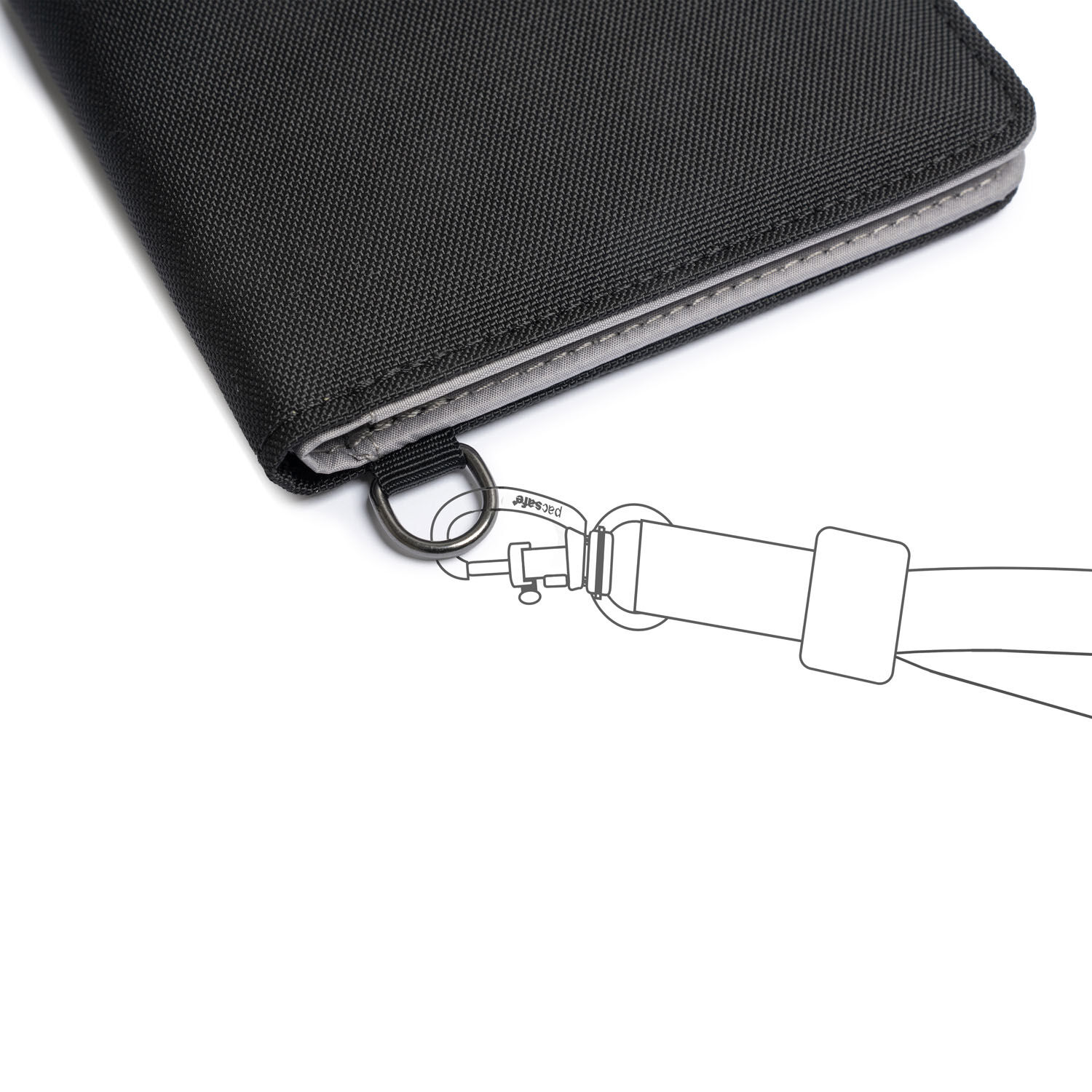 pacsafe RFIDsafe™ RFID Blocking Bifold Wallet Black pacsafe RFIDsafe™ RFID Blocking Bifold Wallet Black