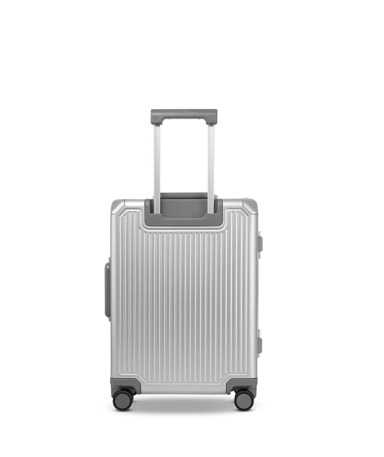 ECHOLAC Shogun Classic Aluminium-Handgepäck Koffer S 4-Rollen Silver