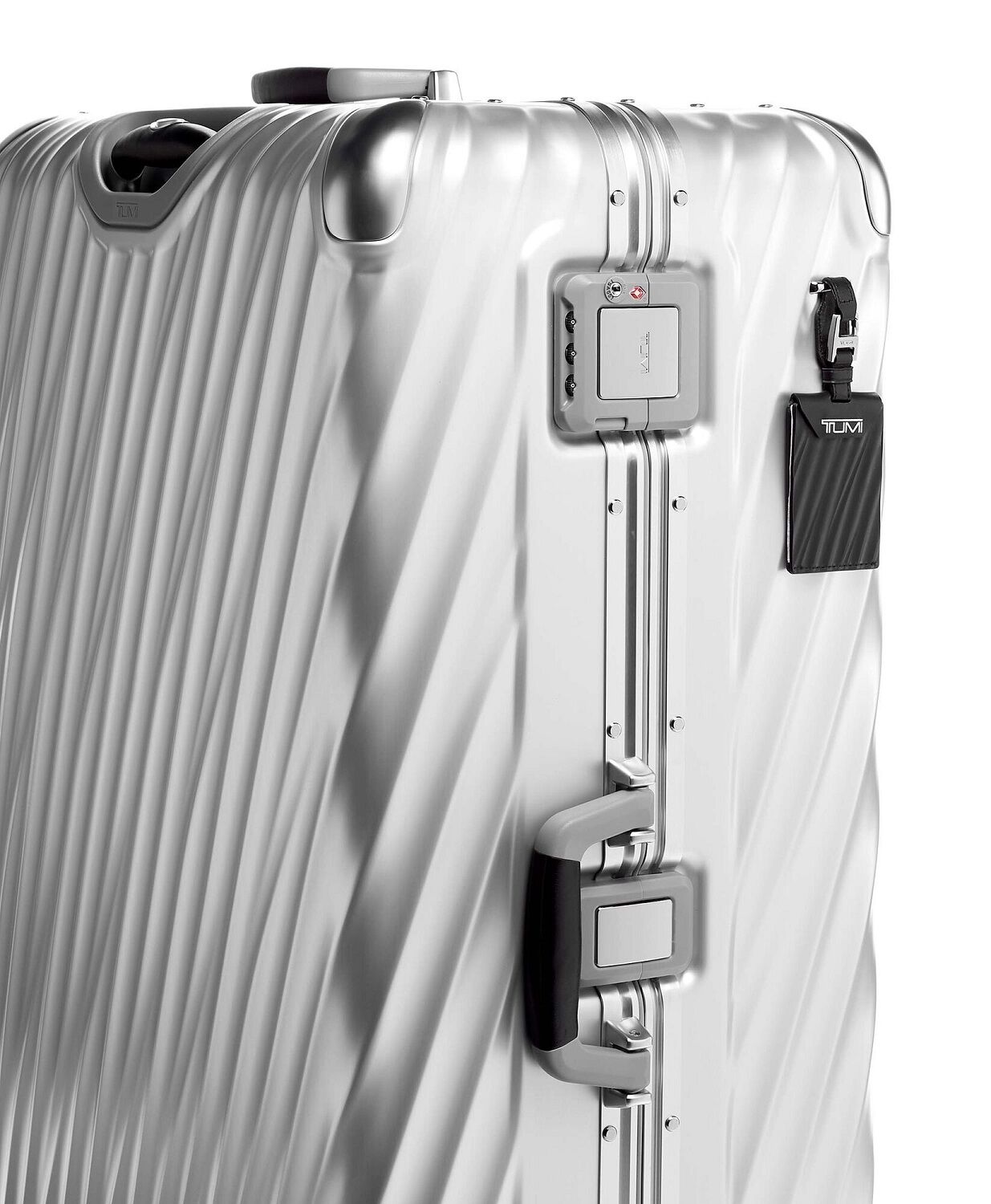 Tumi 19 Degree Aluminium Koffer für weltweite Reisen Silber Tumi 19 Degree Aluminium Koffer für weltweite Reisen Silber
