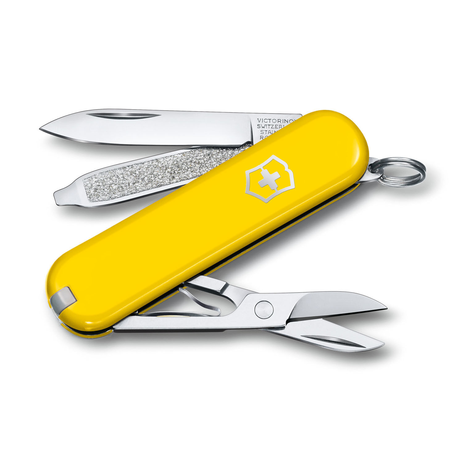 Victorinox Classic SD 7 Funktionen, kleines Taschenmesser Sunny Side