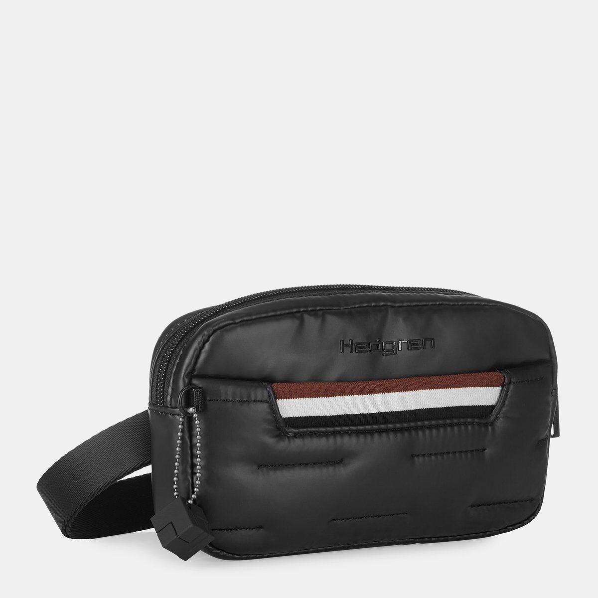 Hedgren Cocoon SNUG Bauchtasche/Schultertasche Black mit Würfel-Anhänger