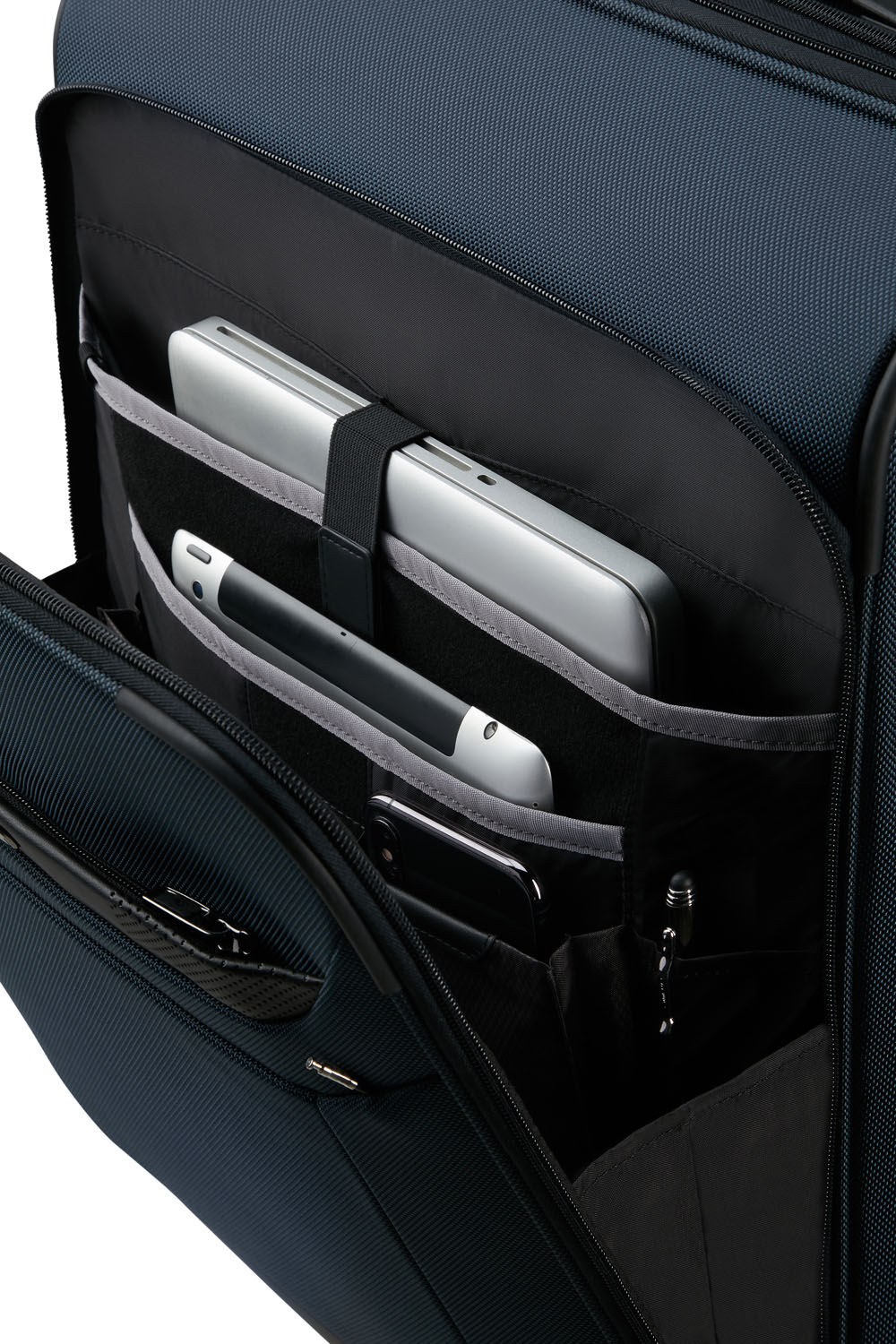 Samsonite Pro-DLX 6 Spinner 55cm Exp + GRATIS HOTELGUTSCHEIN Blue