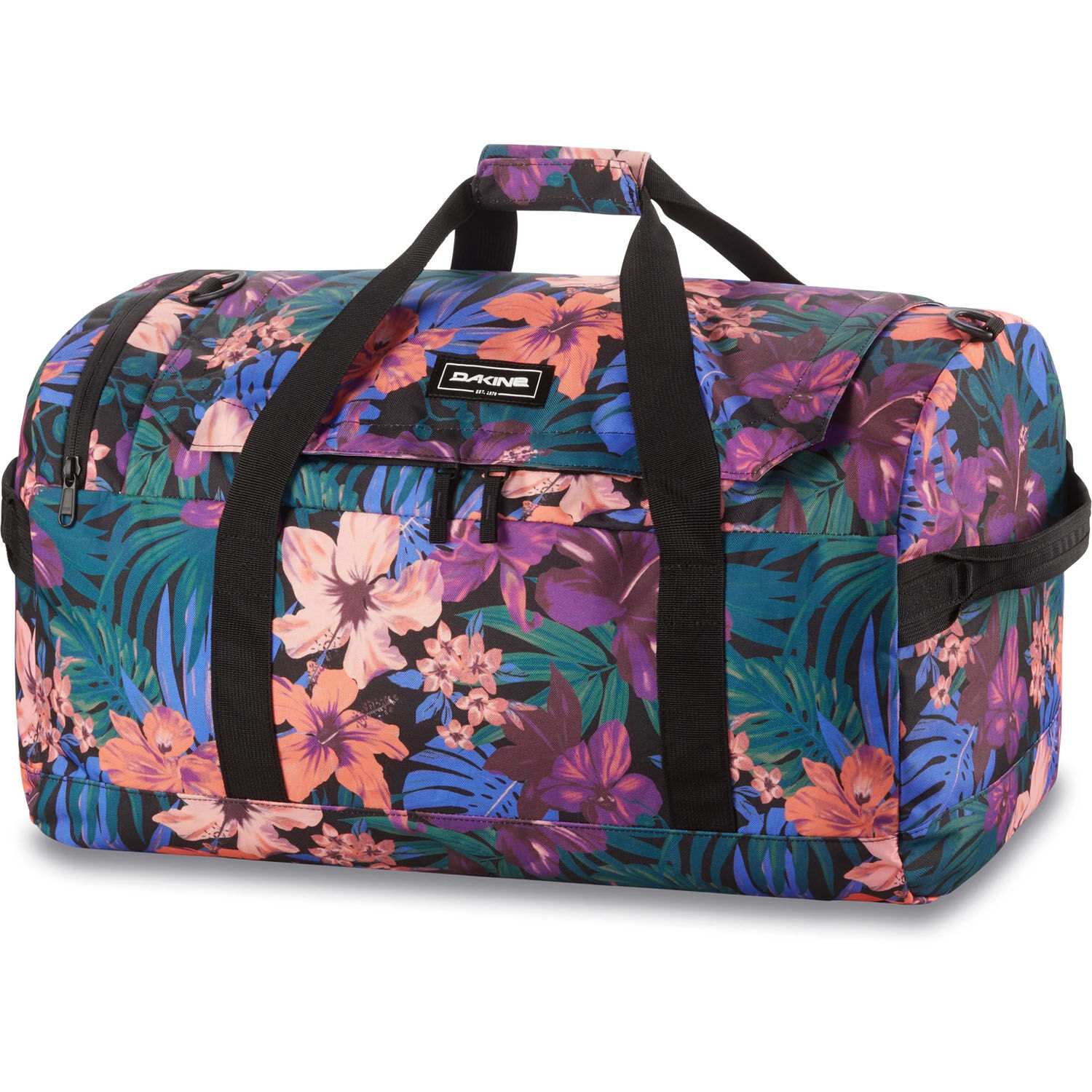 Dakine EQ Duffle 50L Sporttasche Black Tropidelic