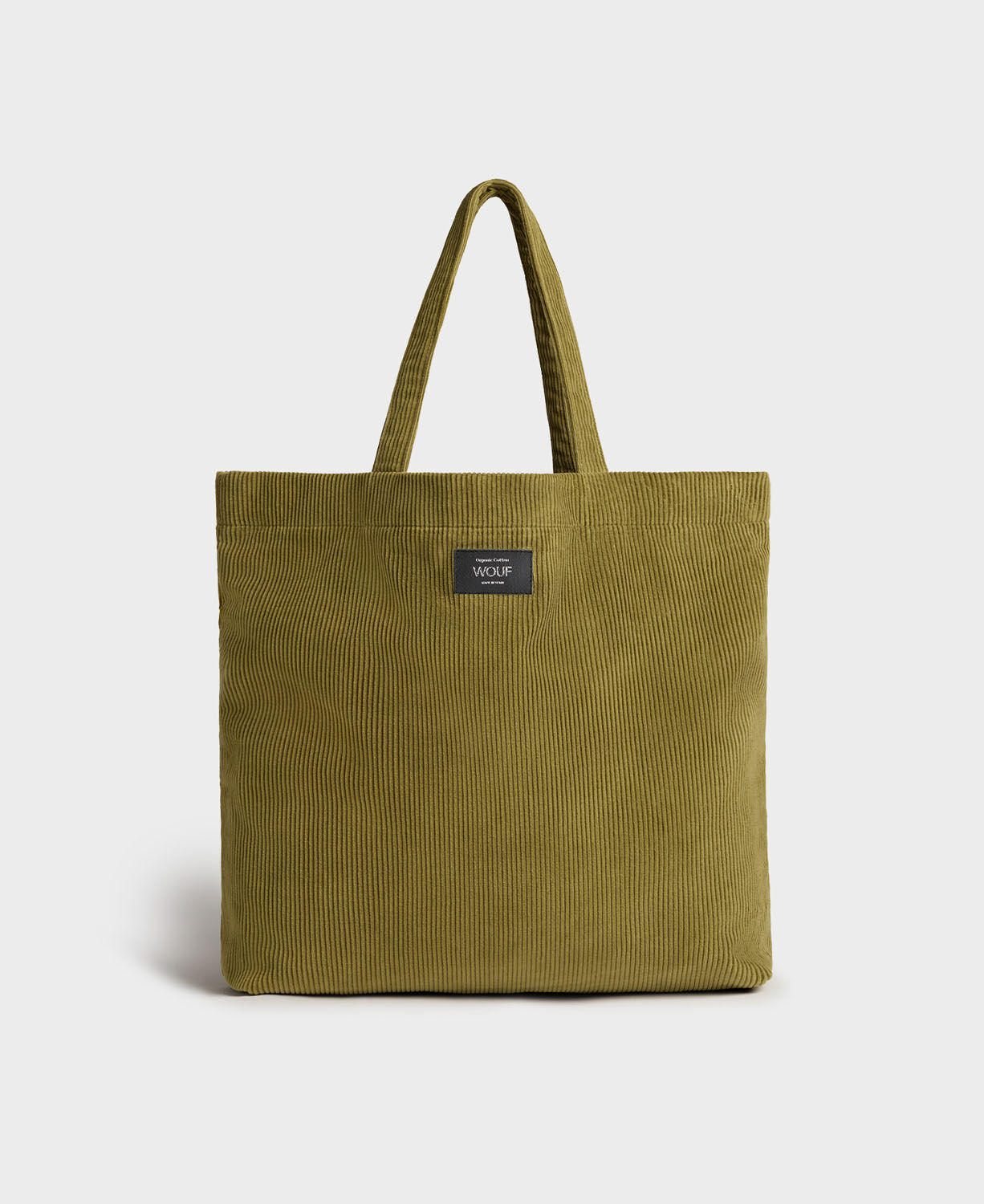 Wouf Corduroy Collection Tote Bag Olive