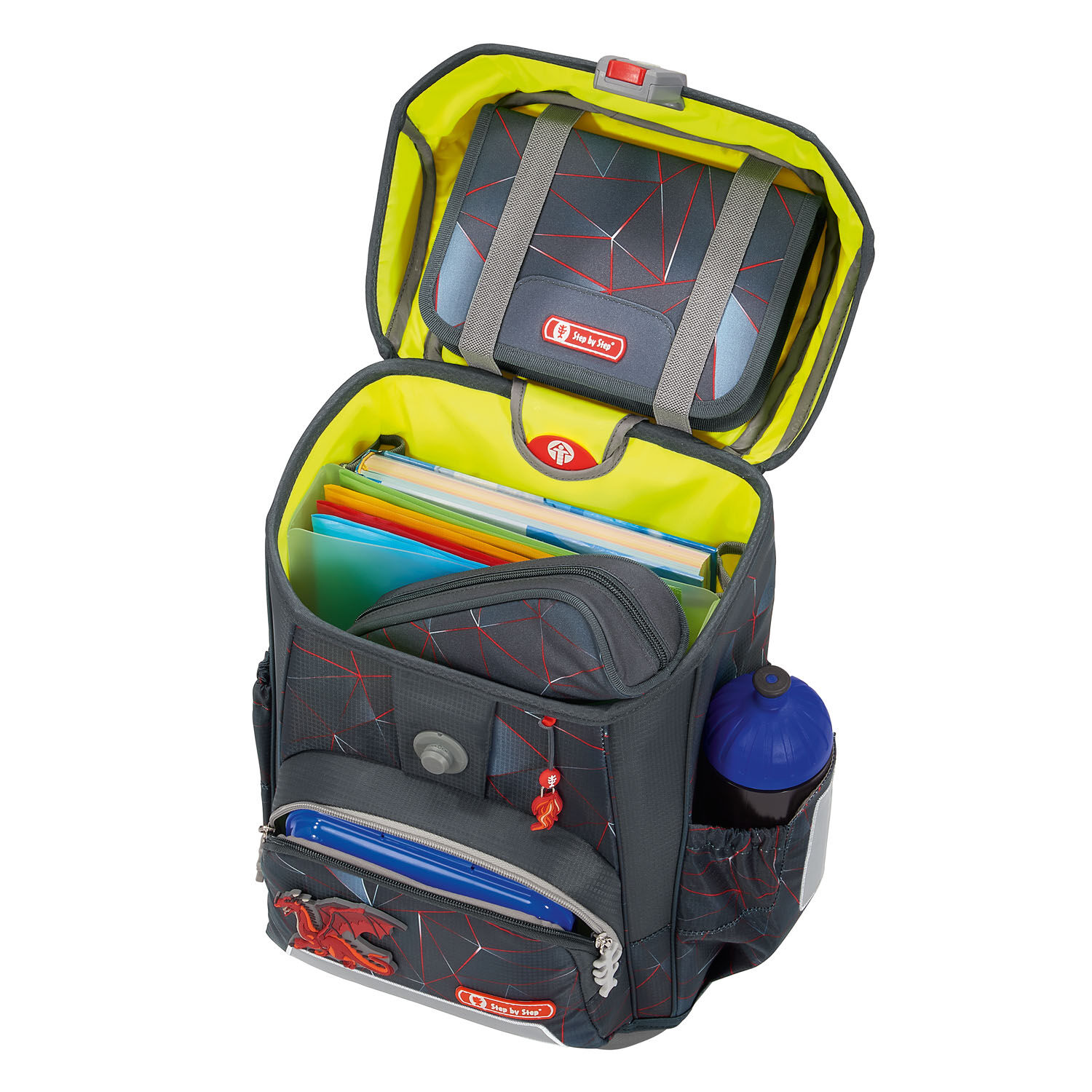 Step by Step CLOUD Schulranzen-Set, 5-teilig Dragon Drako