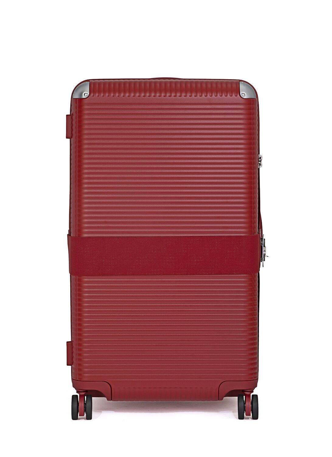 FPM Bank Zip Trunk on Wheels L Cherry Red