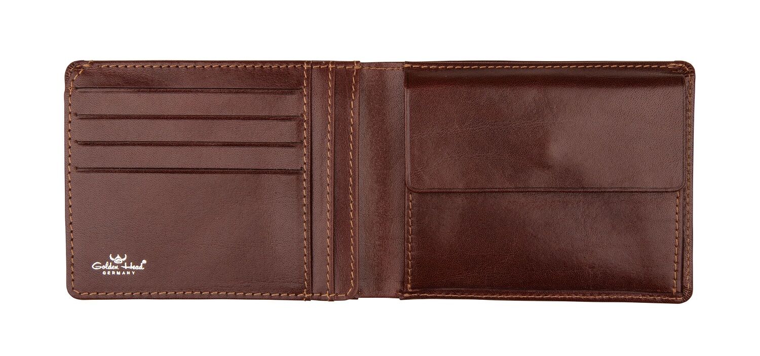 Golden Head Colorado RFID Protect Scheintasche mit Geheimfach 1159-61 tabacco