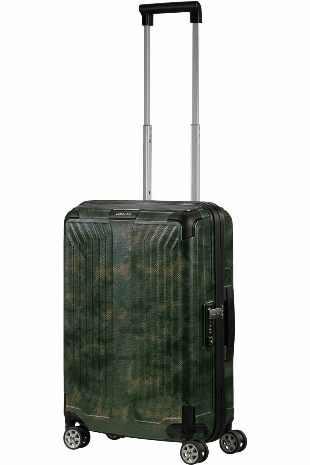 Samsonite Lite-Box Cabin Trolley mit 4 Rollen 55cm Camo/Green