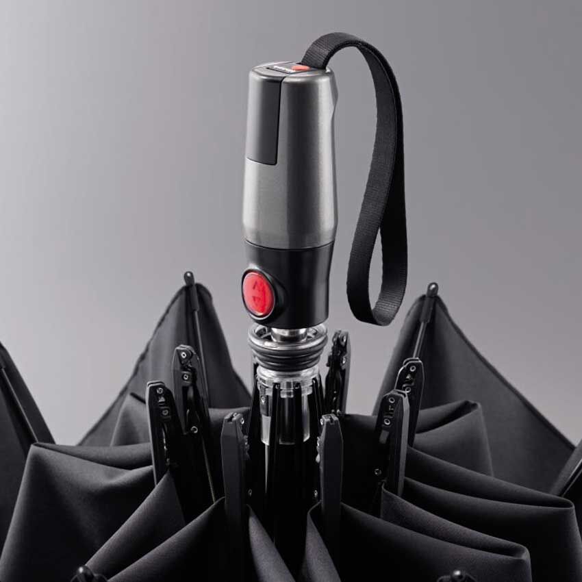 Knirps T.400 Extra Large Duomatic Automatischer Taschenschirm Uni Black