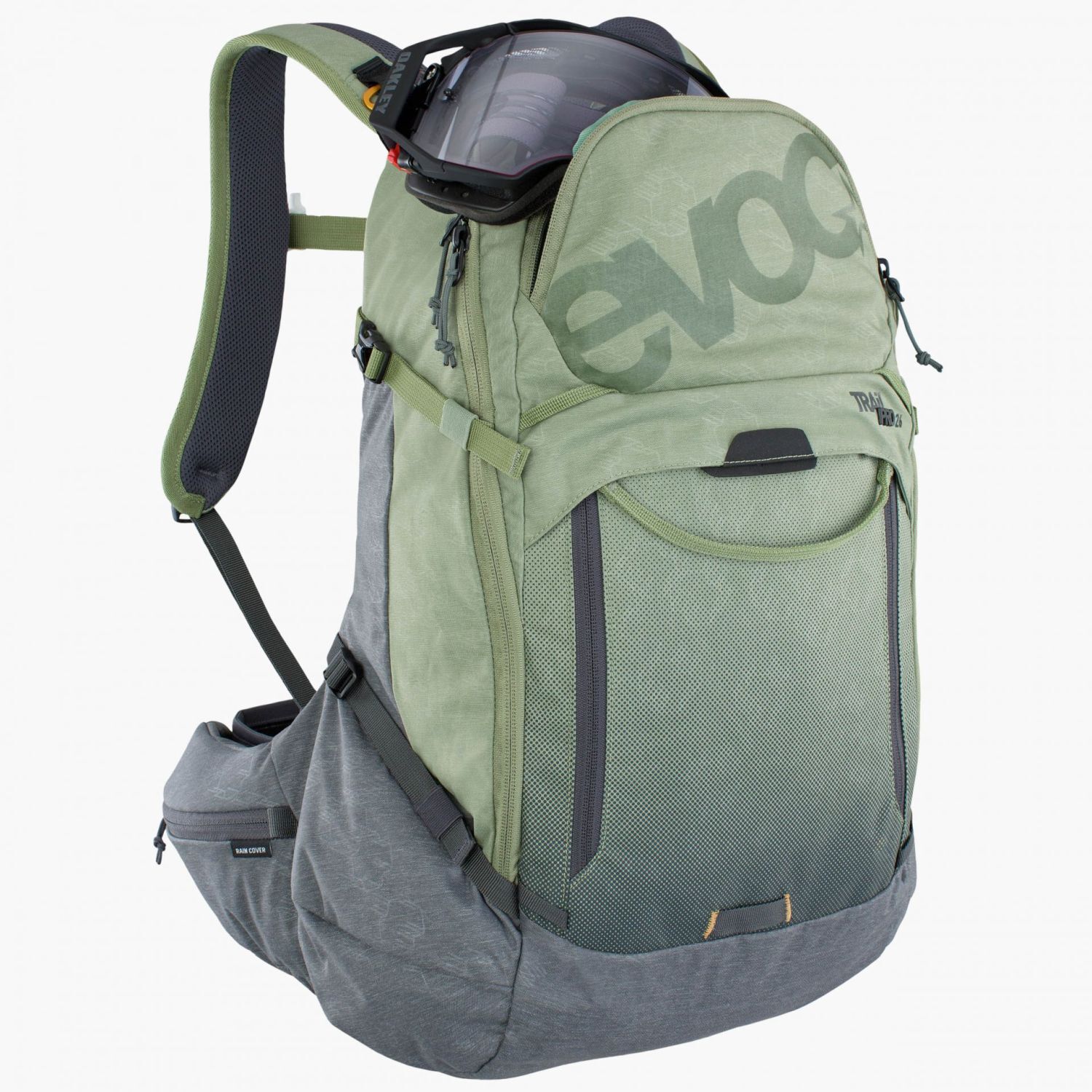 evoc Protector Backpacks Trail Pro 16 S/M Light Olive - Carbon Grey evoc Protector Backpacks Trail Pro 16 S/M Light Olive - Carbon Grey