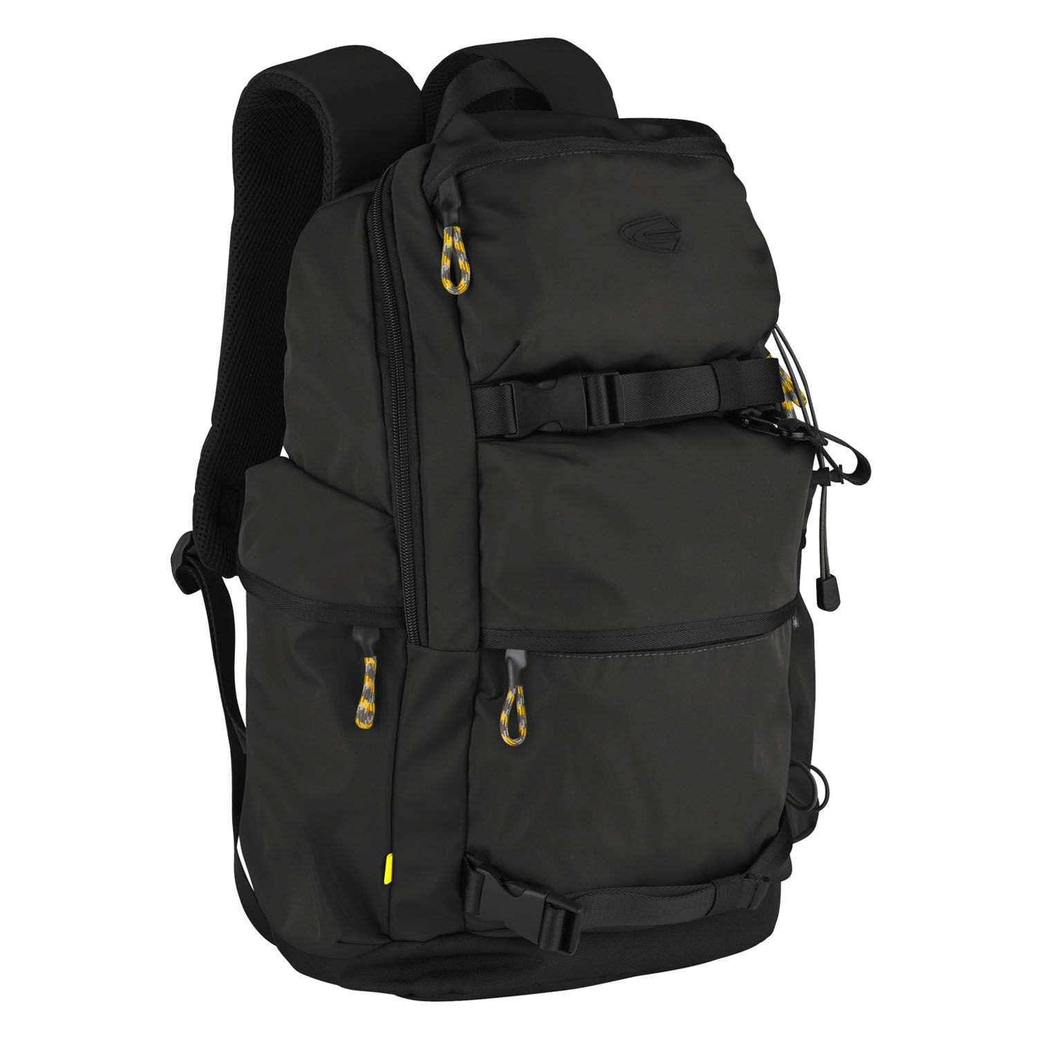 Camel Active Terra Backpack L aus recyceltem Nylon 4222 Schwarz