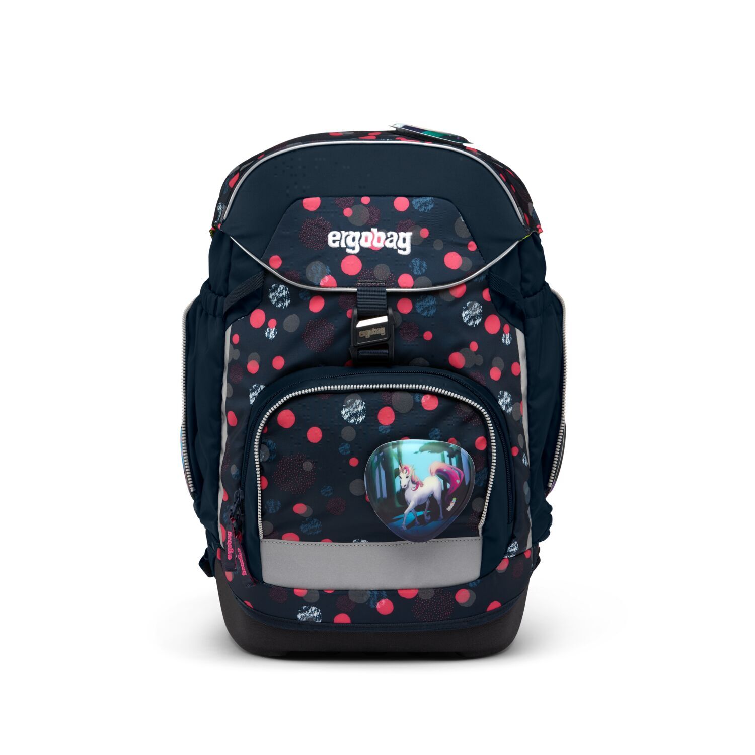ergobag pack Reflective Style 2023 Schulrucksack-Set, 6-tlg. PhantBärsiewelt