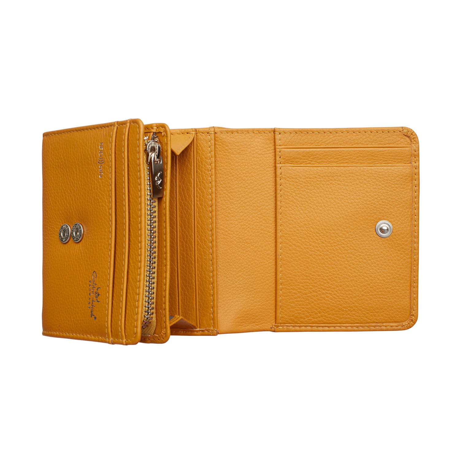 Golden Head Madrid RV-Börse klein RFID Protect senfgelb