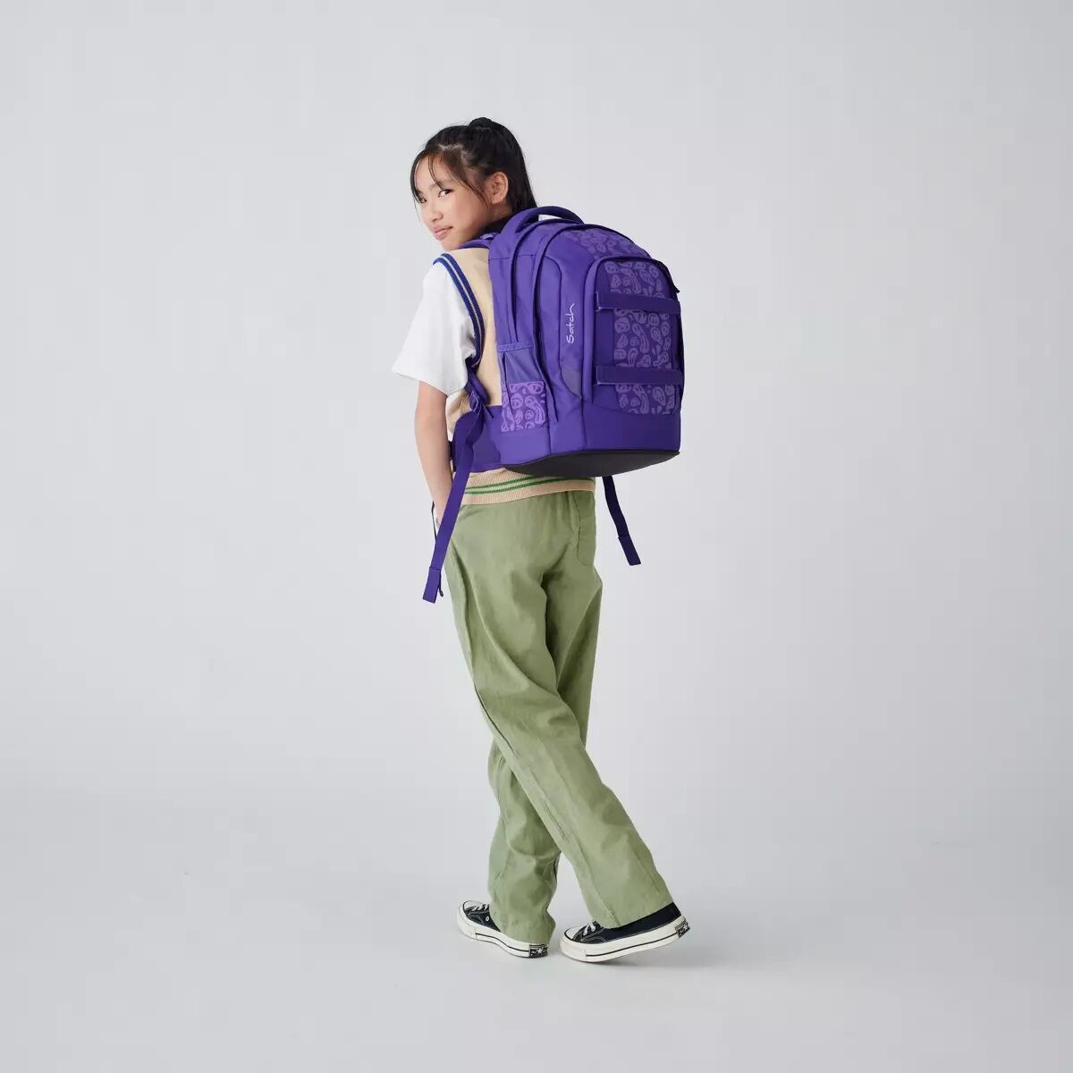 satch pack Schulrucksack Bright Faces-Reflective Style satch pack Schulrucksack Bright Faces-Reflective Style