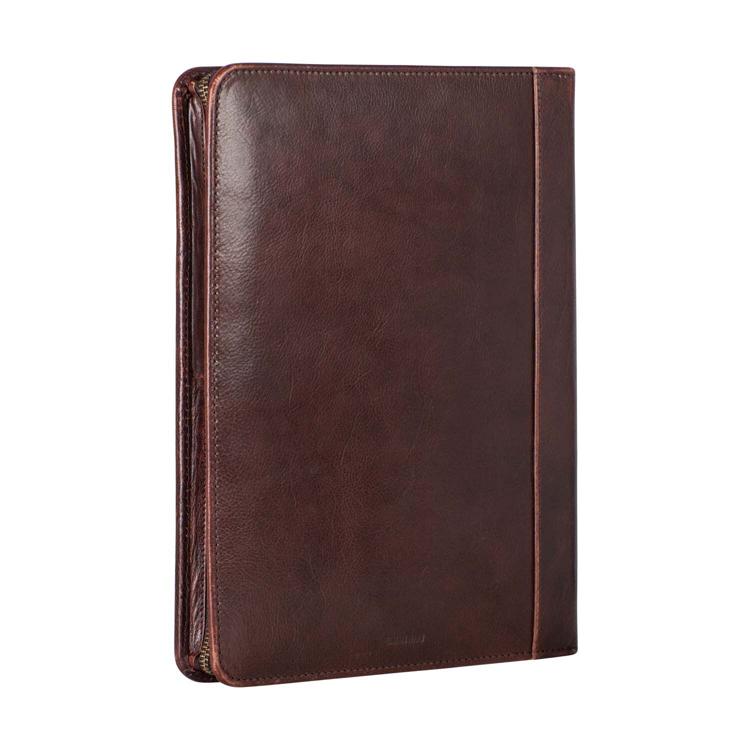 Leonhard Heyden Cambridge Leder-Schreibmappe mit Tabletfach 10" Rotbraun Leonhard Heyden Cambridge Leder-Schreibmappe mit Tabletfach 10" Rotbraun