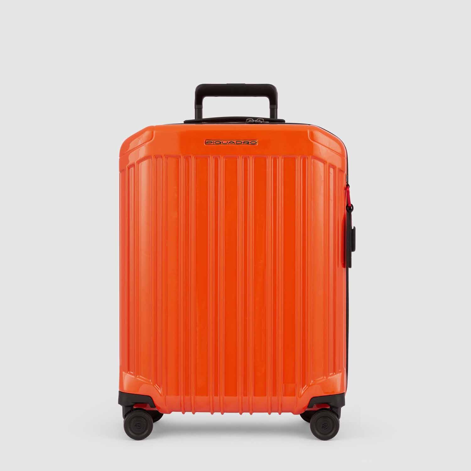 Piquadro PQ-Light 4-Rollen Trolley Koffer 69cm; glänzend Orange