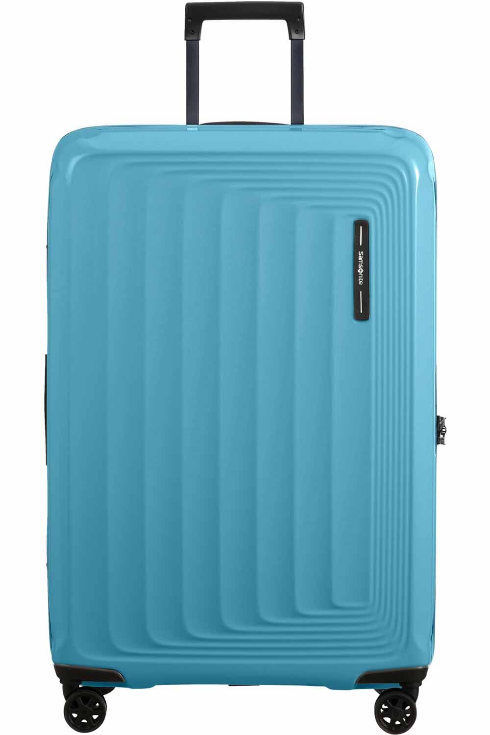 Samsonite Nuon Trolley mit 4 Rollen erweiterbar 75cm Metallic Ocean Blue