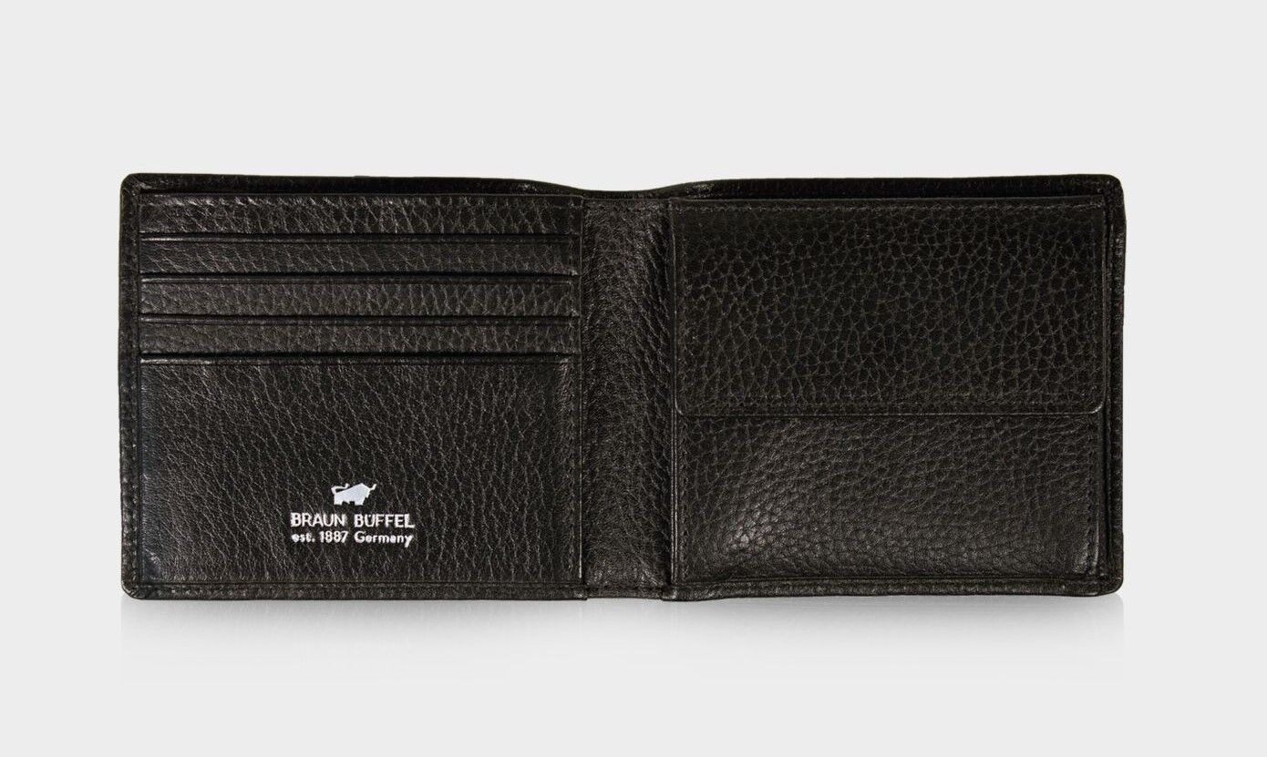 Braun Büffel TURIN RFID Geldbörse 4CS schwarz Braun Büffel TURIN RFID Geldbörse 4CS schwarz