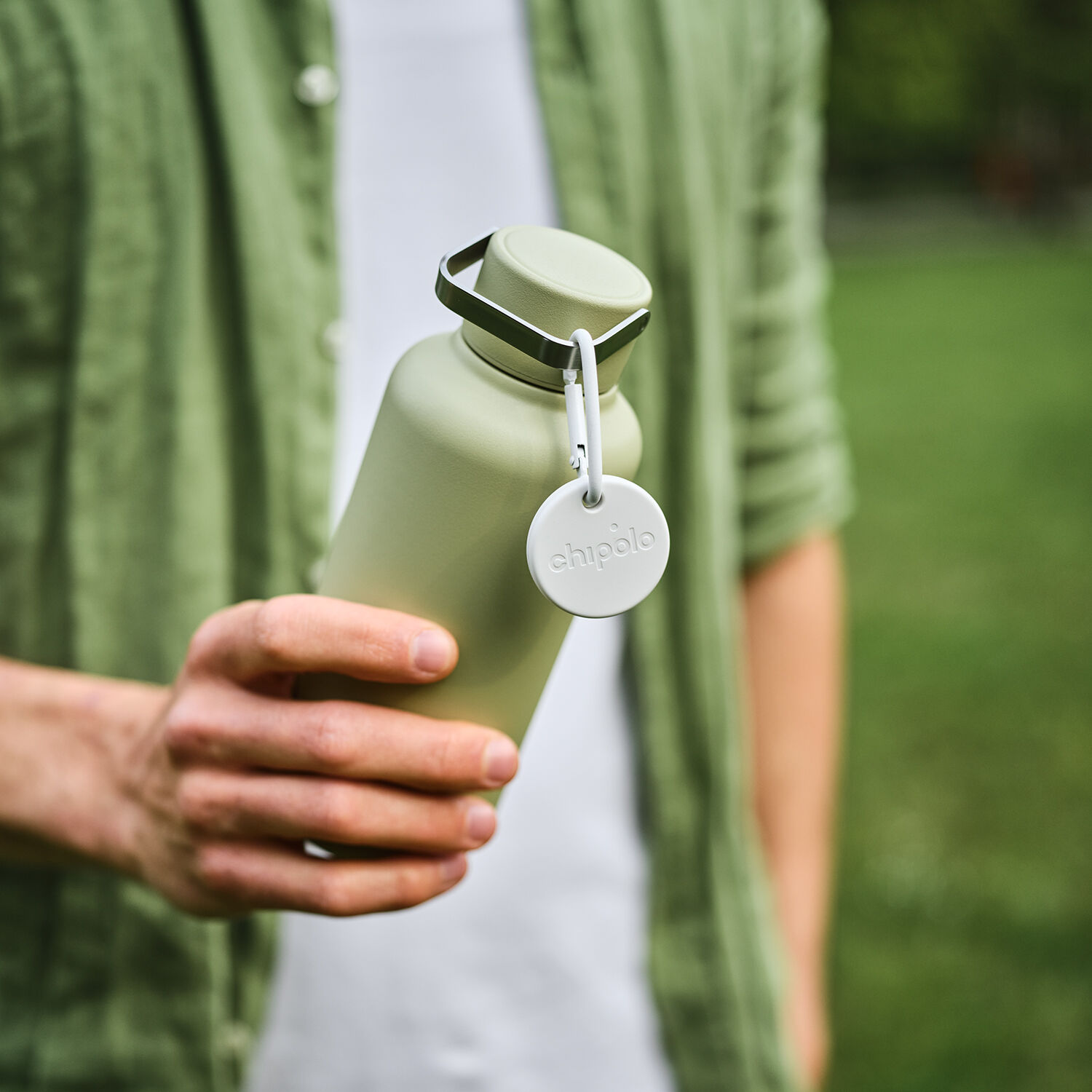 Chipolo ONE Point 4er Packung - Gegenstandsfinder von ”Mein Gerät finden” von Google-App Off white