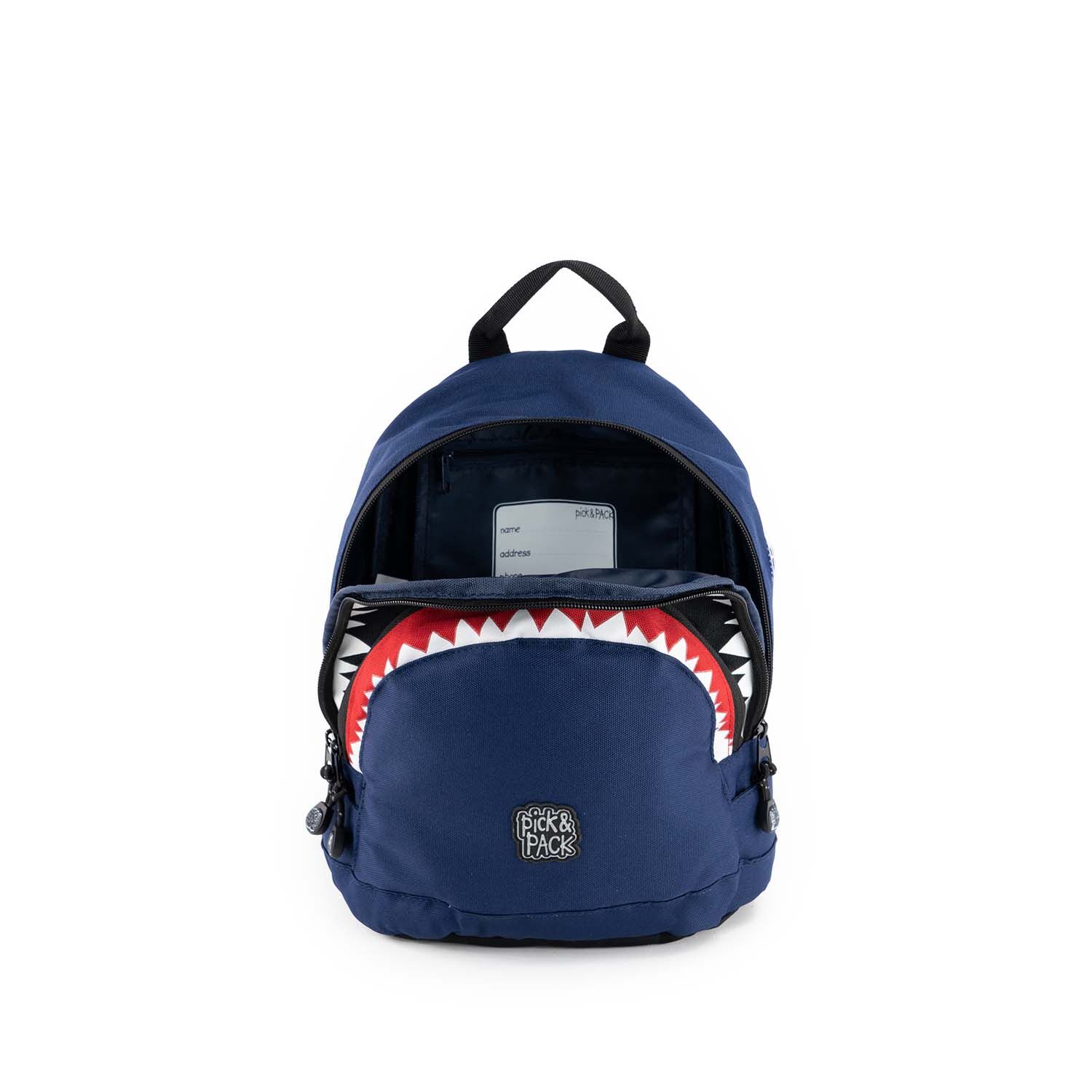Pick & Pack Shark Shape Backpack S Navy