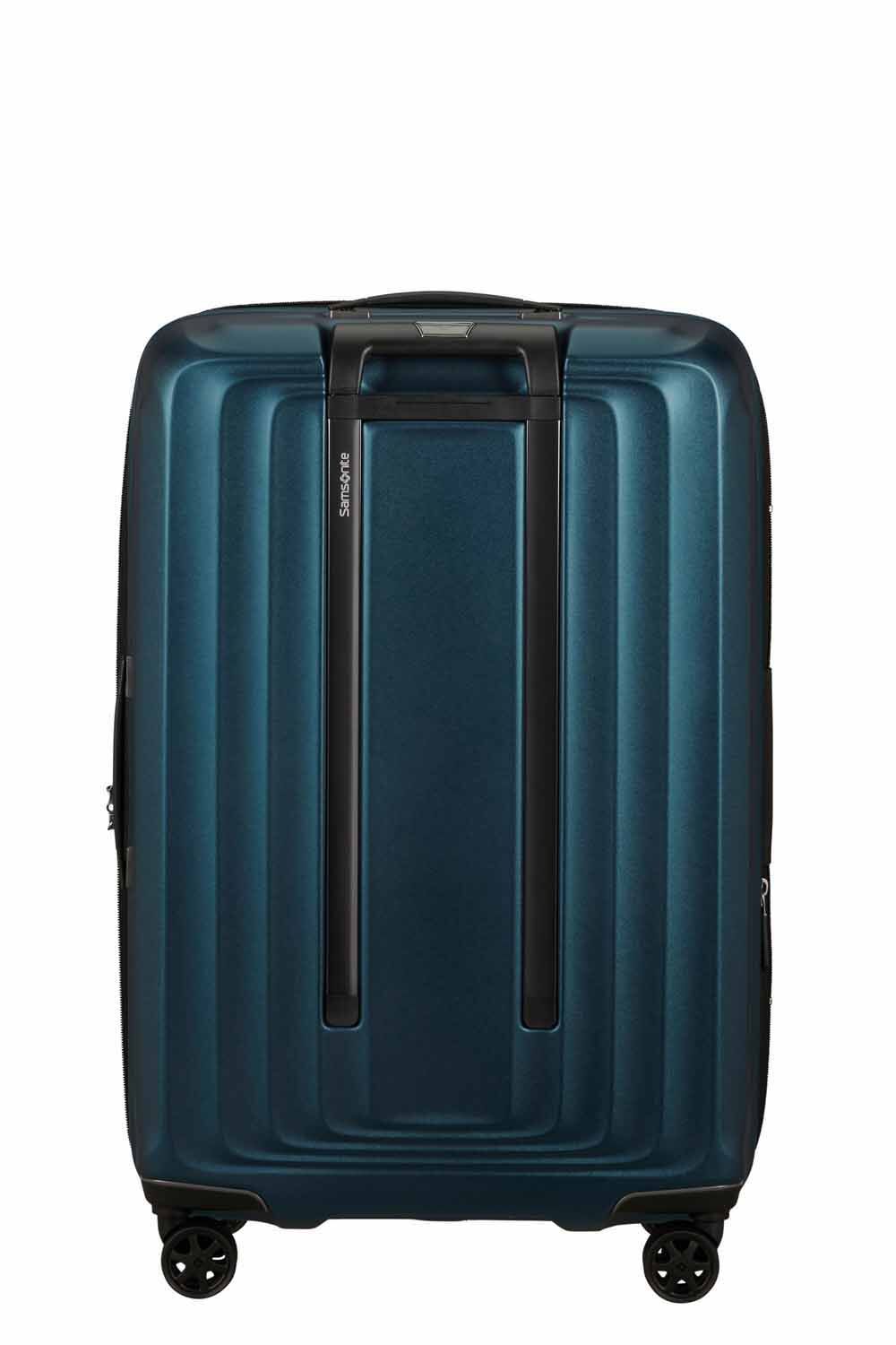Samsonite Nuon Trolley mit 4 Rollen erweiterbar 69cm + GRATIS HOTELGUTSCHEIN Matt Petrol Blue