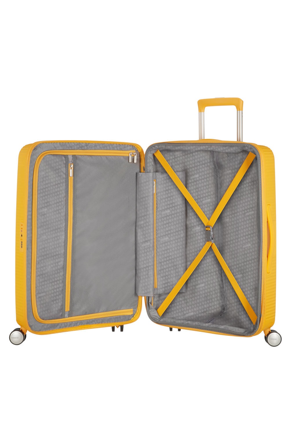 American Tourister Soundbox 4-Rollen-Trolley L 77cm, erweiterbar Golden Yellow American Tourister Soundbox 4-Rollen-Trolley L 77cm, erweiterbar Golden Yellow