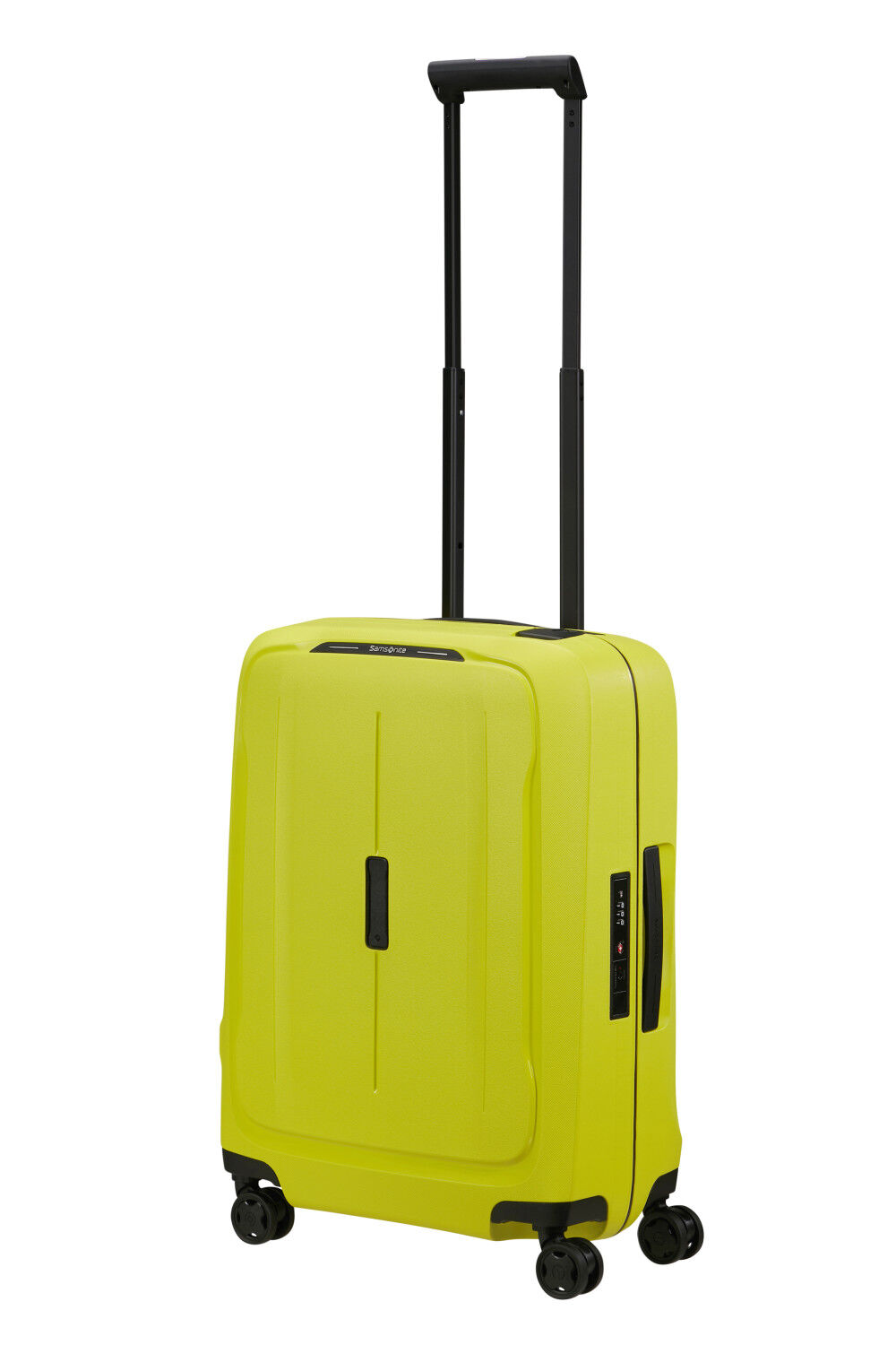 Samsonite Essens Trolley mit 4 Rollen 55cm + GRATIS HOTELGUTSCHEIN Lime