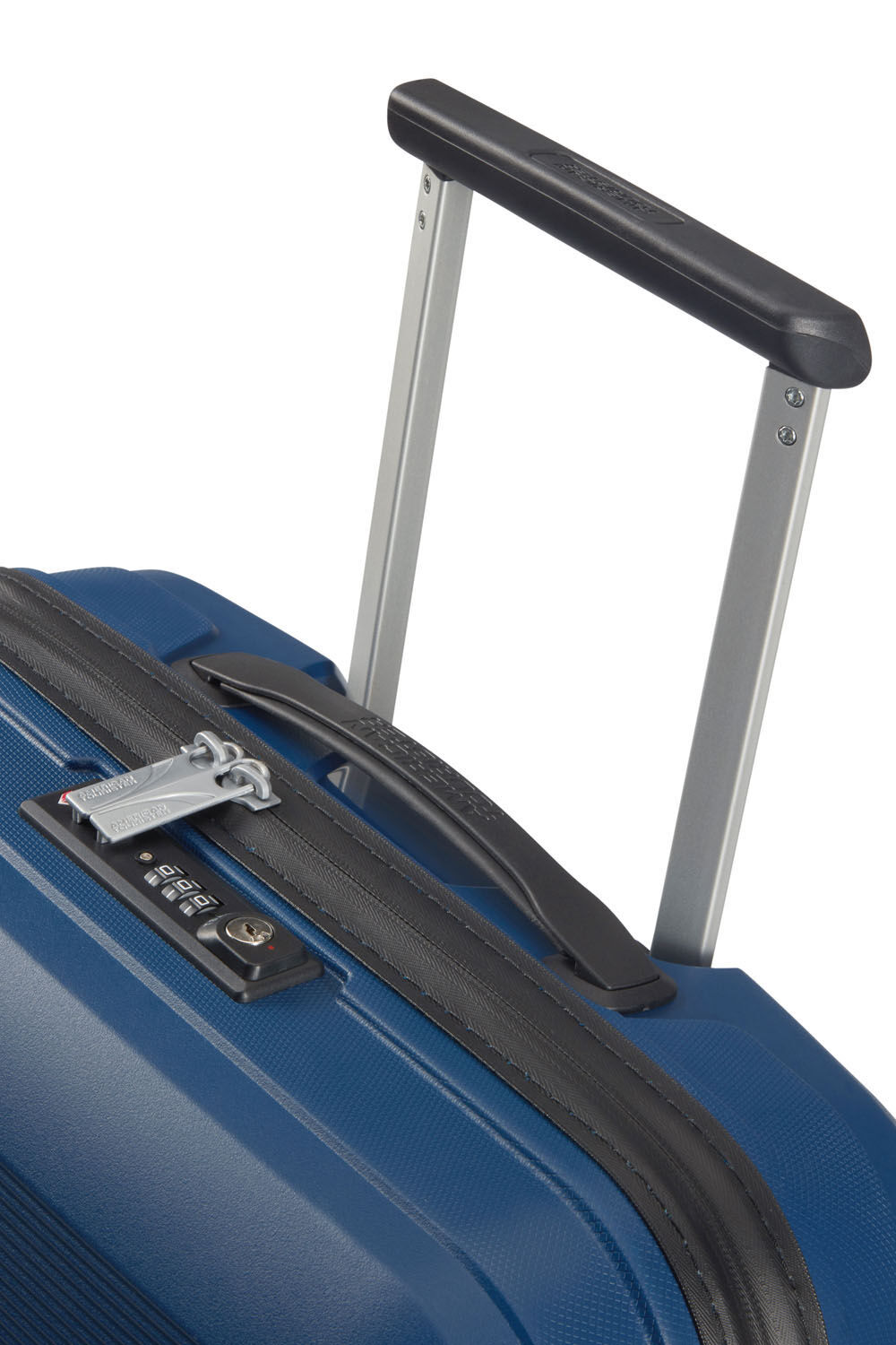 American Tourister Airconic Handgepäck Trolley 55cm mit 4 Rollen + GRATIS HOTELGUTSCHEIN Midnight Navy