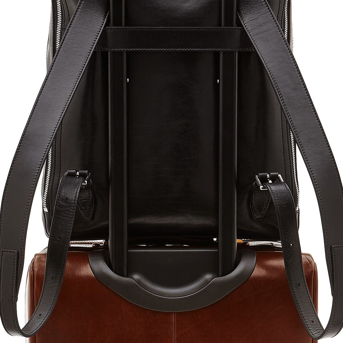 The Bridge Dante Leder-Rucksack 42cm Schwarz/Palladium/Ruthenium The Bridge Dante Leder-Rucksack 42cm Schwarz/Palladium/Ruthenium