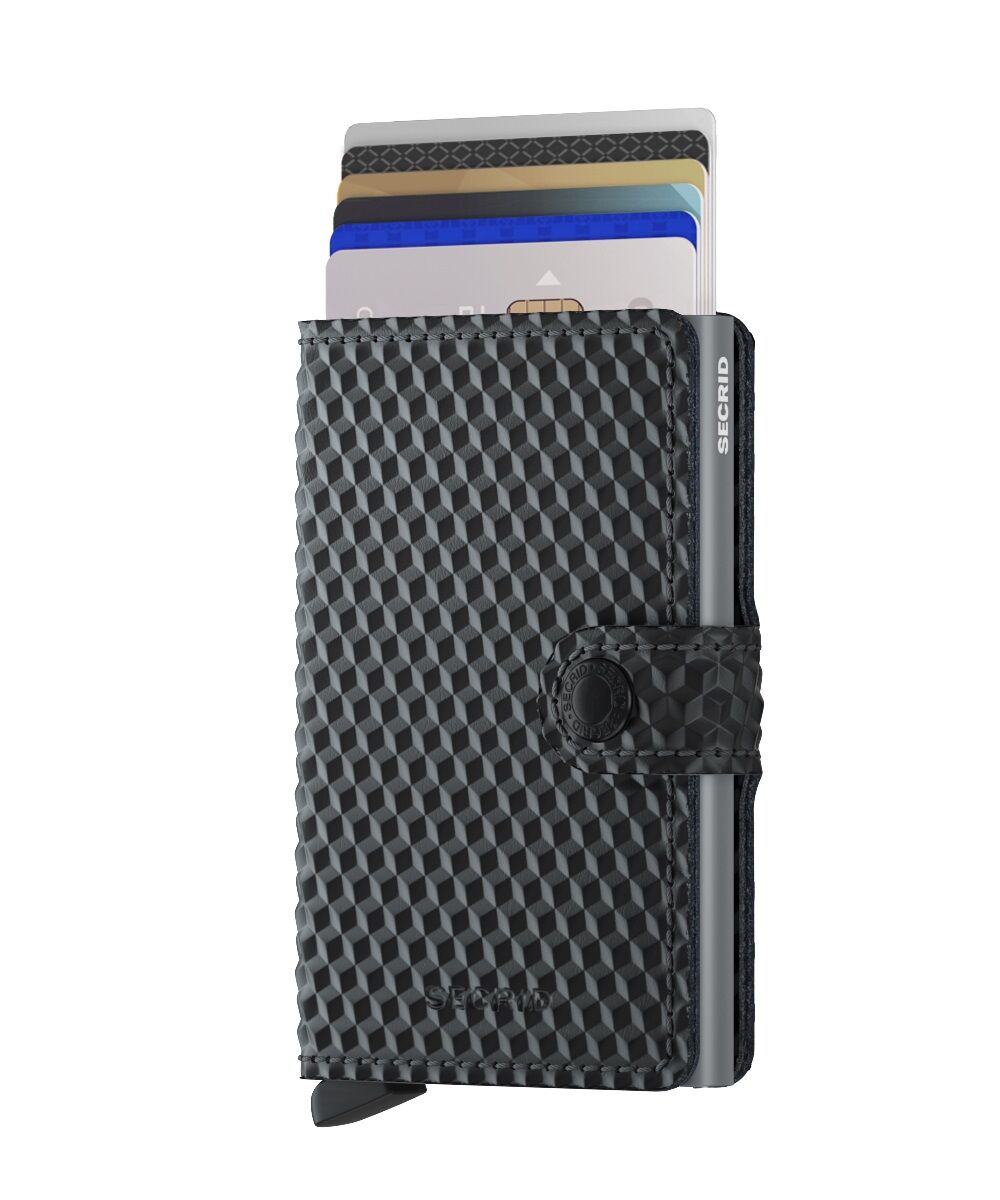 Secrid Miniwallet Cubic MCu-Black-Titanium Secrid Miniwallet Cubic MCu-Black-Titanium