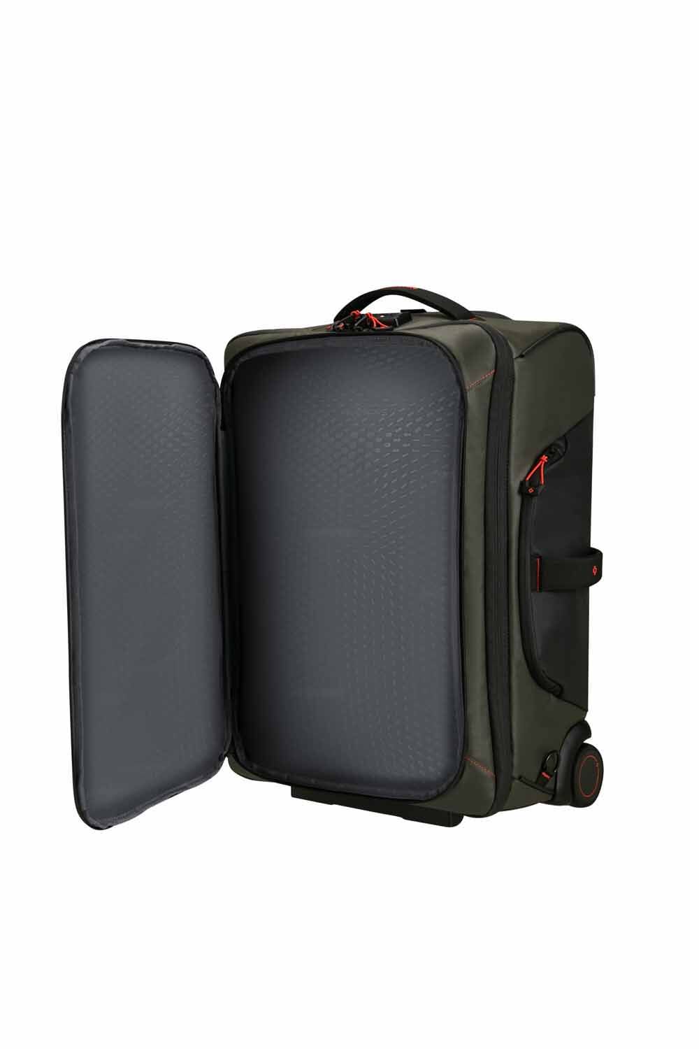 Samsonite Ecodiver Reisetasche/Rucksack mit Rollen 55cm + GRATIS HOTELGUTSCHEIN Climbing Ivy