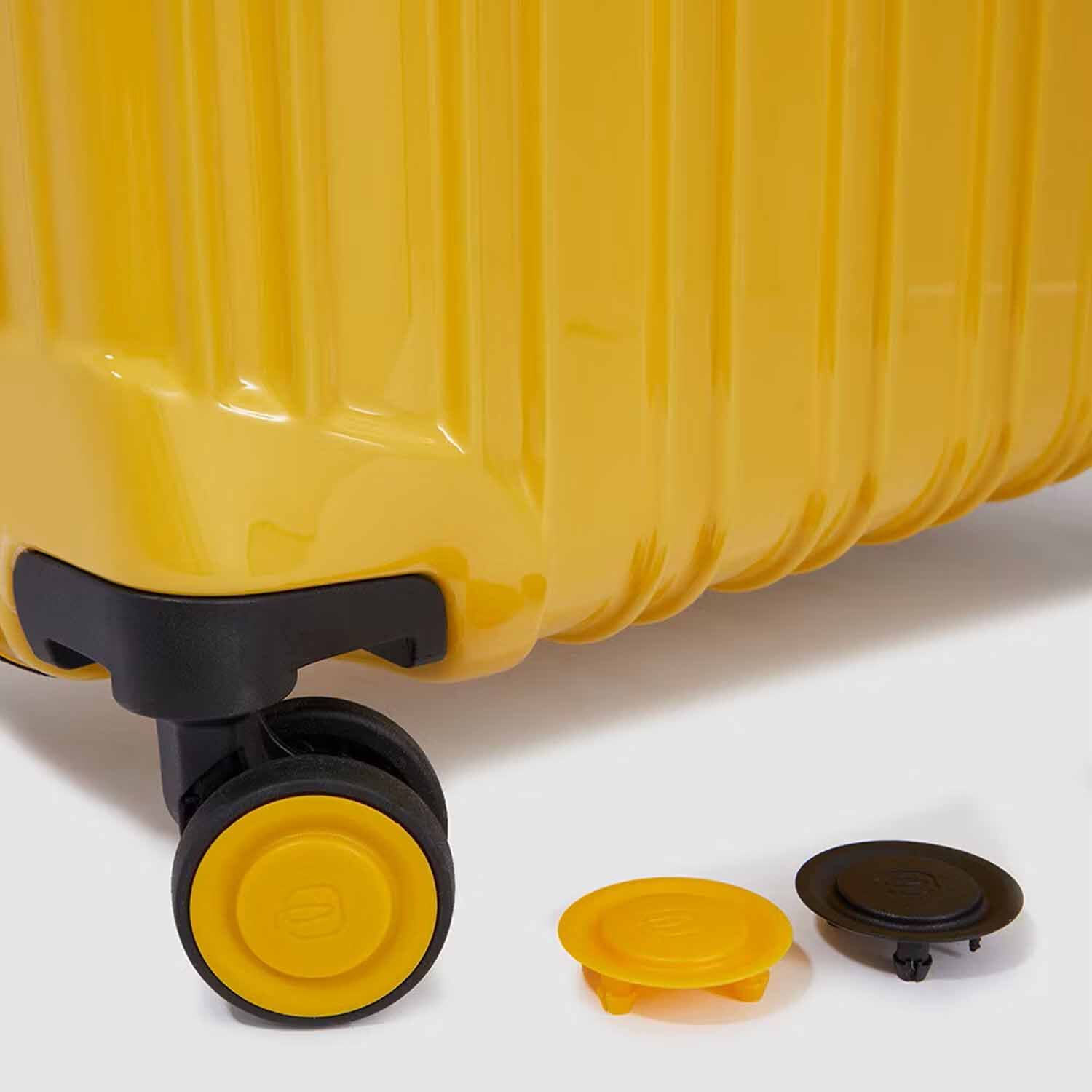 Piquadro PQ-Light Handgepäck Koffer 4-Rollen, glänzend Gelb