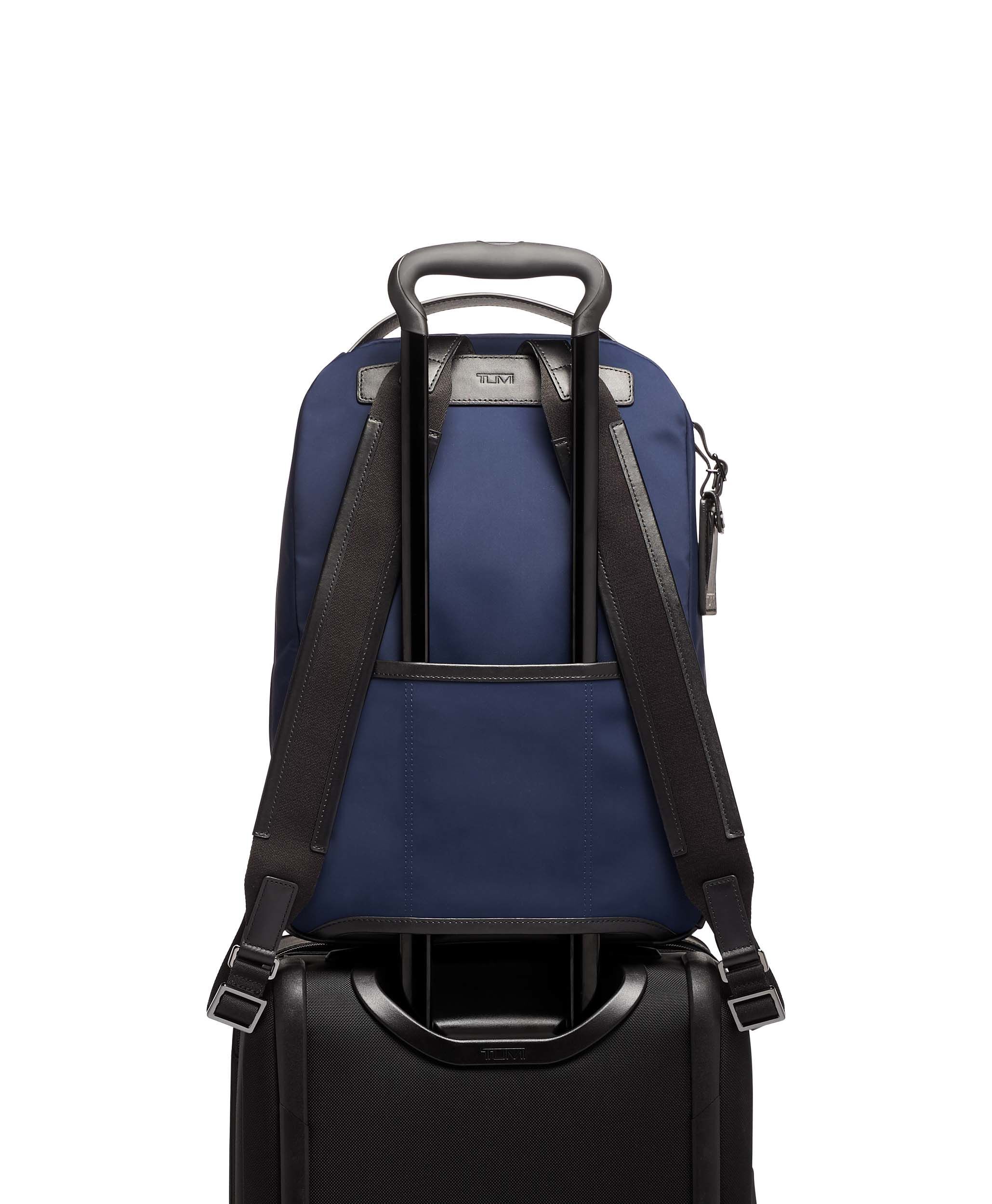 Tumi Harrison Nylon Bates Rucksack Navy Mesh