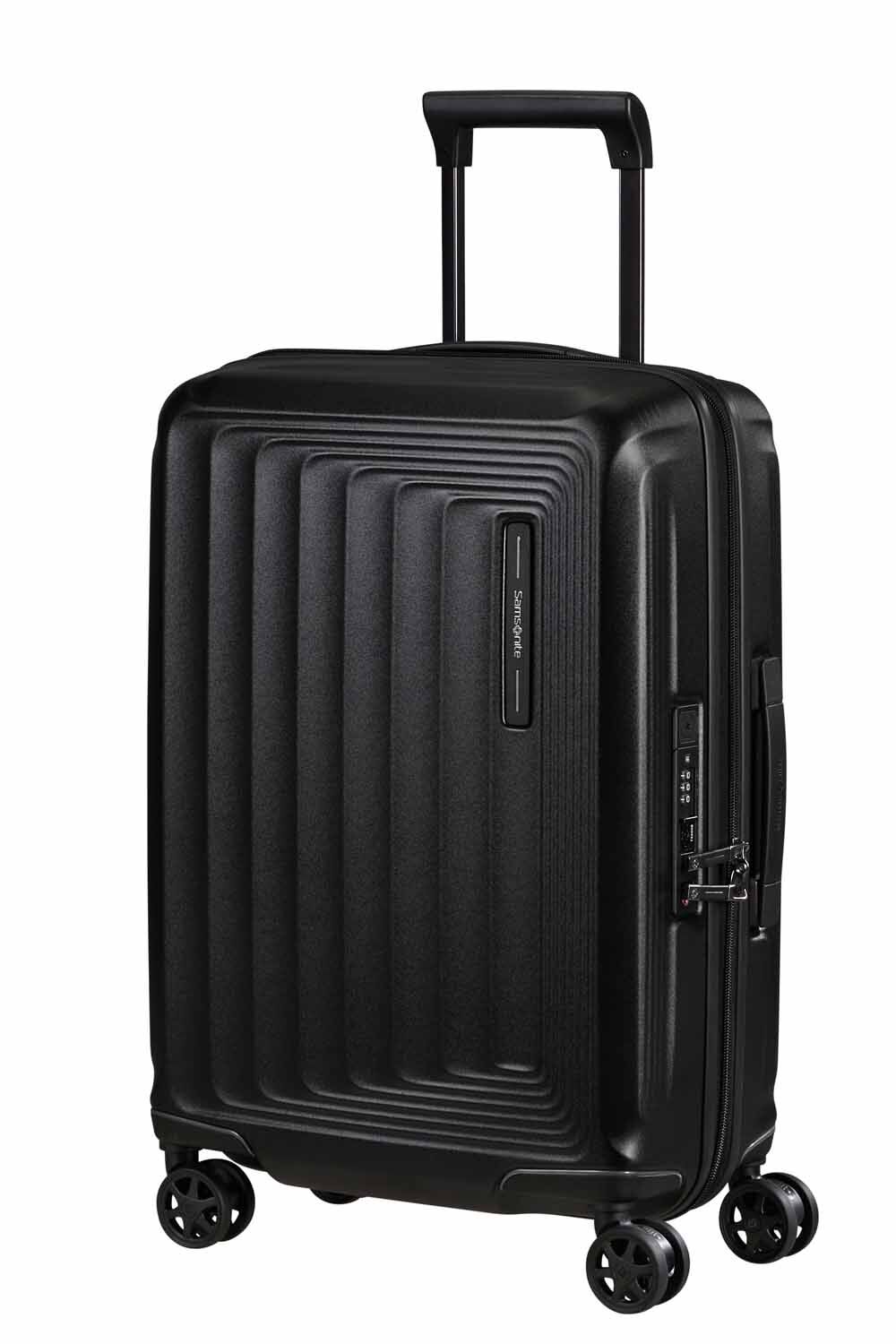 Samsonite Nuon Trolley mit 4 Rollen erweiterbar 55cm + GRATIS HOTELGUTSCHEIN Matt Graphite