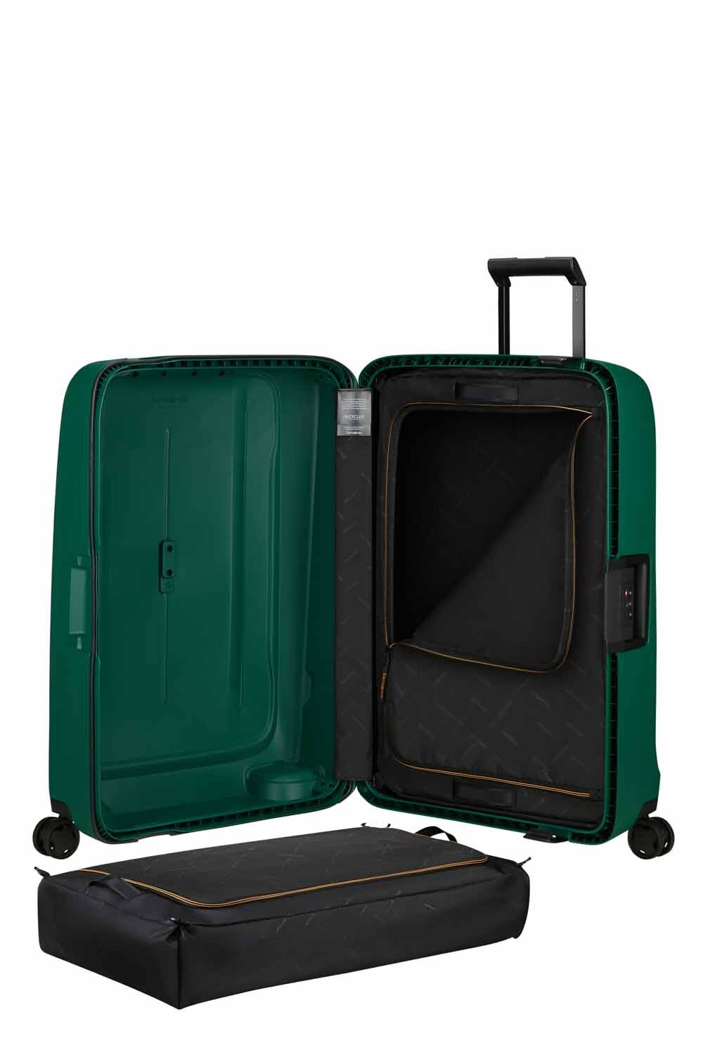 Samsonite Essens Trolley mit 4 Rollen 69cm + GRATIS HOTELGUTSCHEIN Alpine Green