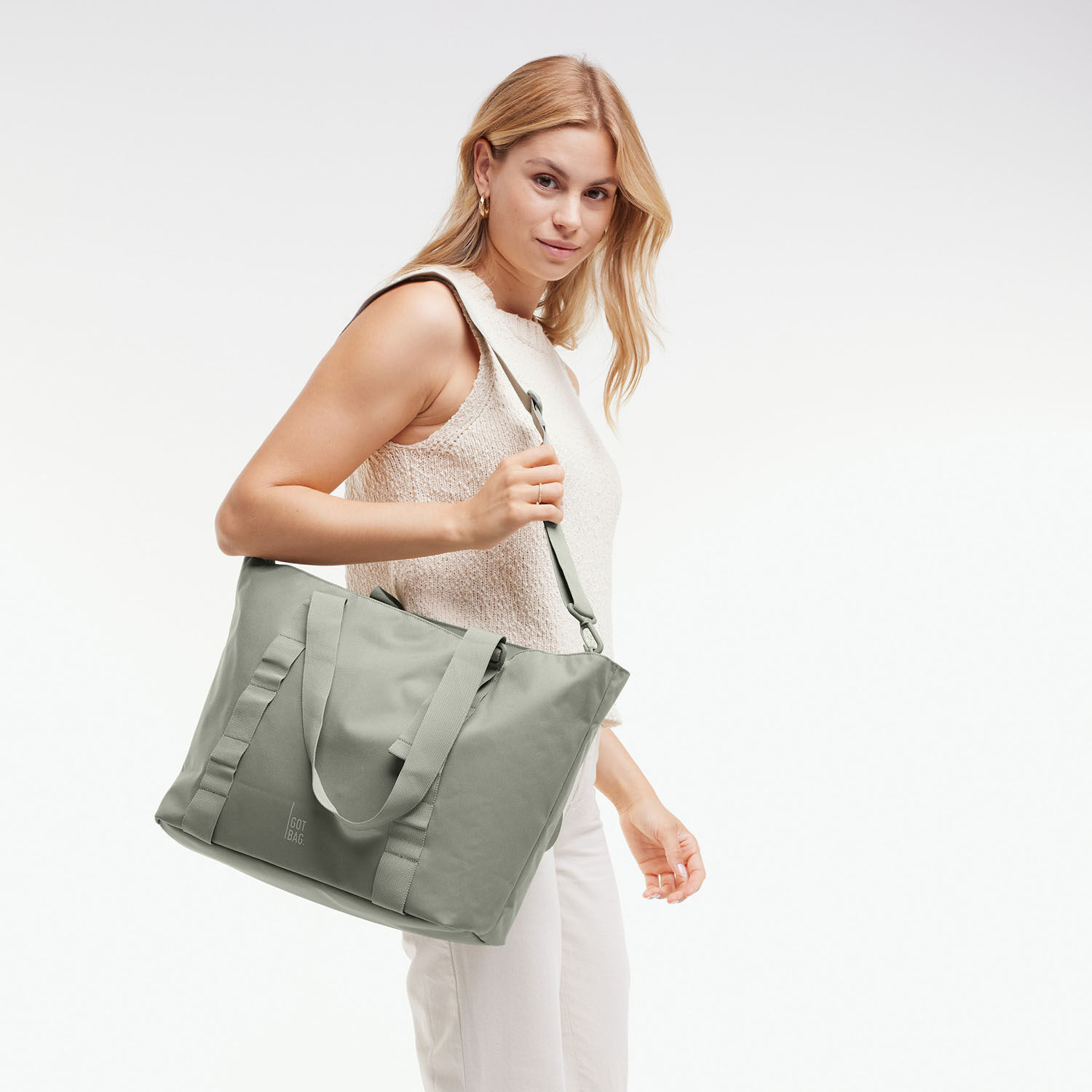 GOT BAG Shopper Tote Bag Medium bass monochrome