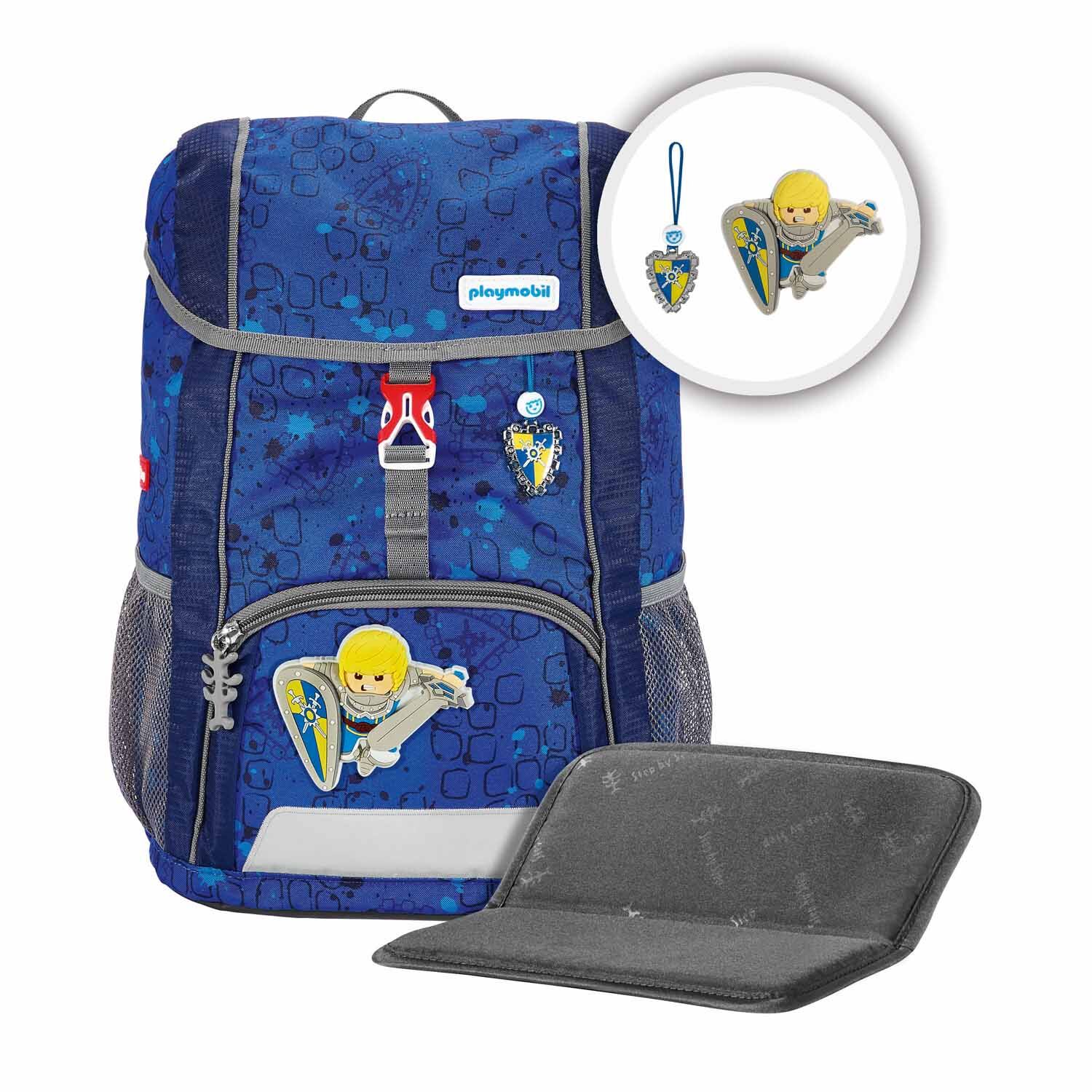 Step by Step Kinderrucksack KID Playmobil Rucksack-Set, 3-teilig inkl. Sitzkissen Novelmore", Arwynn