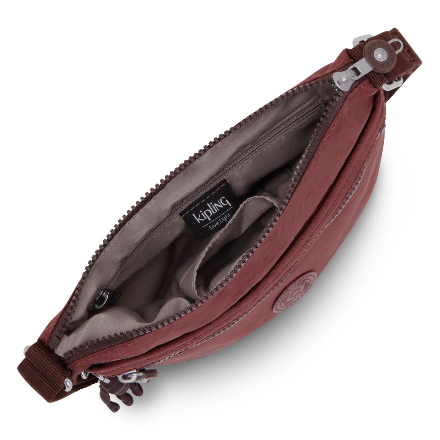 Kipling Arto S Kleine Umhängetasche Mahogany
