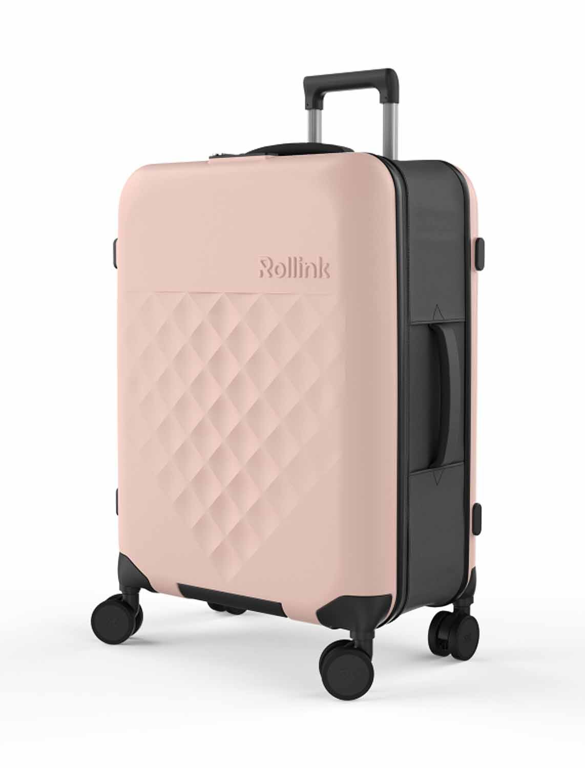 Rollink Vega 360 26" Check-In M, 4-Rollen Rose Smoke