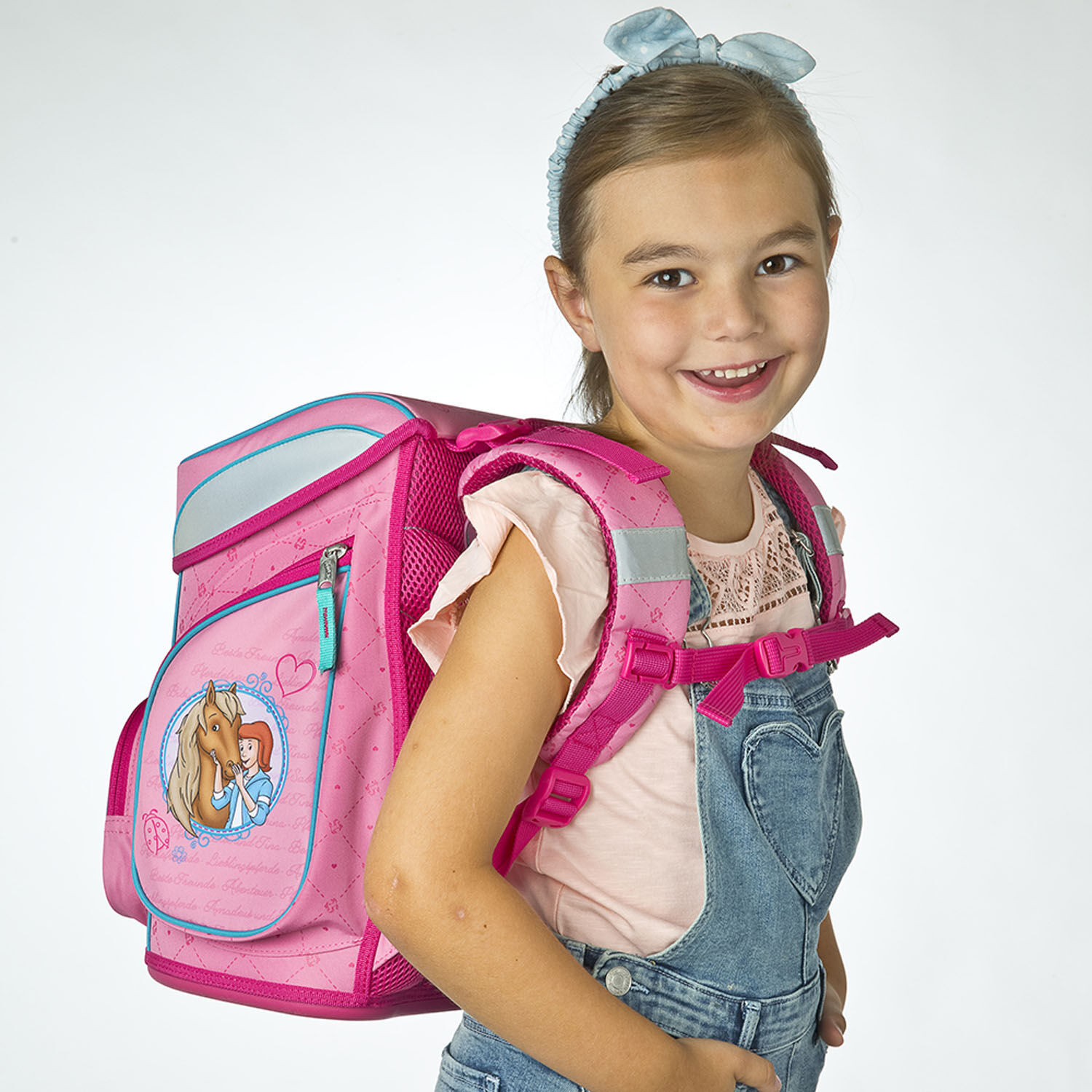 Scooli EasyFit Schulranzen, 5-teiliges Set Bibi&Tina