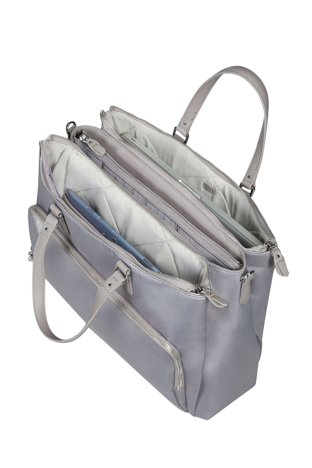 Samsonite Karissa Biz 2.0 Organized-Shopping-Laptop Bag 14,1" Lilac Grey Samsonite Karissa Biz 2.0 Organized-Shopping-Laptop Bag 14,1" Lilac Grey
