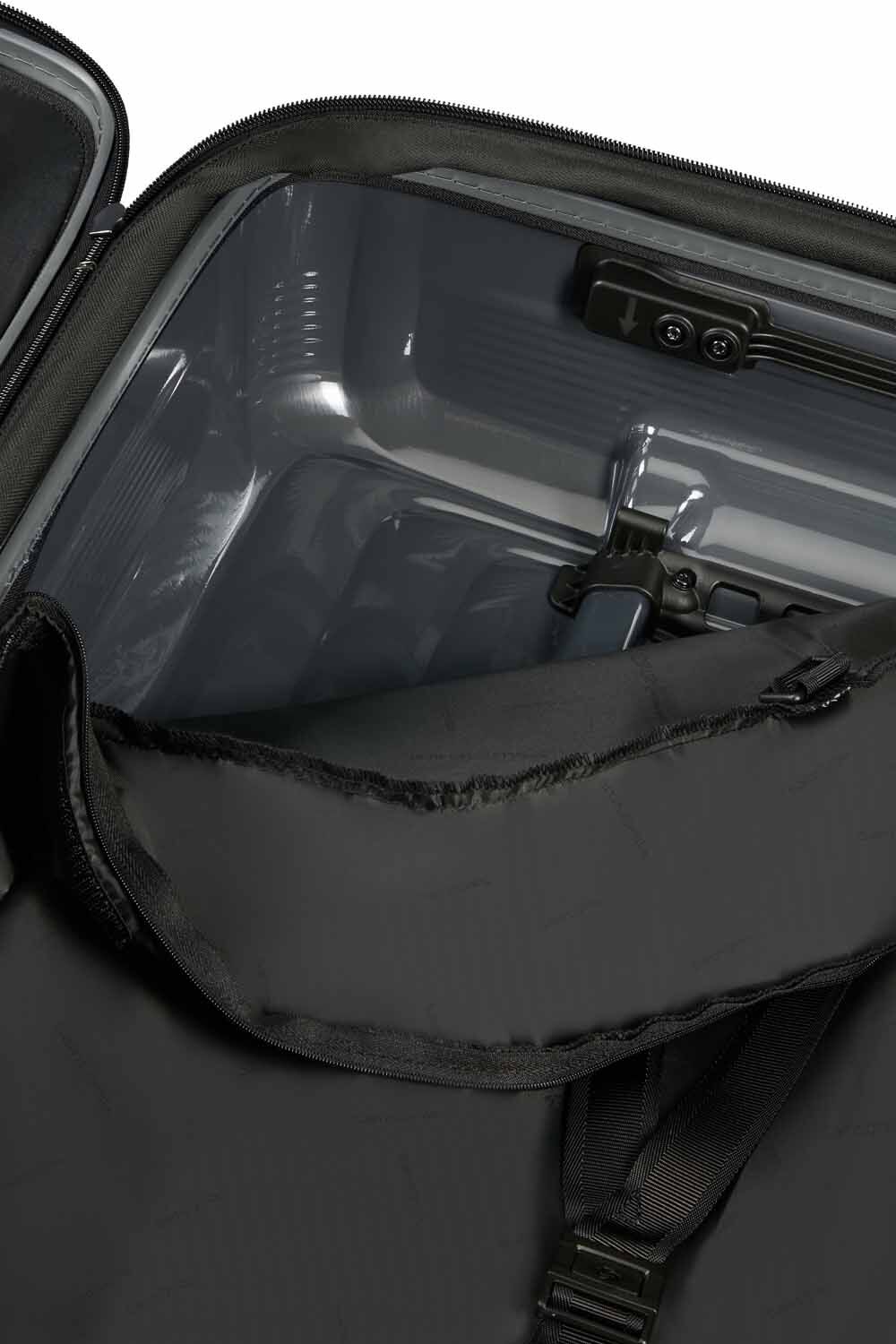 Samsonite Nuon Trolley mit 4 Rollen erweiterbar 75cm + GRATIS HOTELGUTSCHEIN Matt Silver