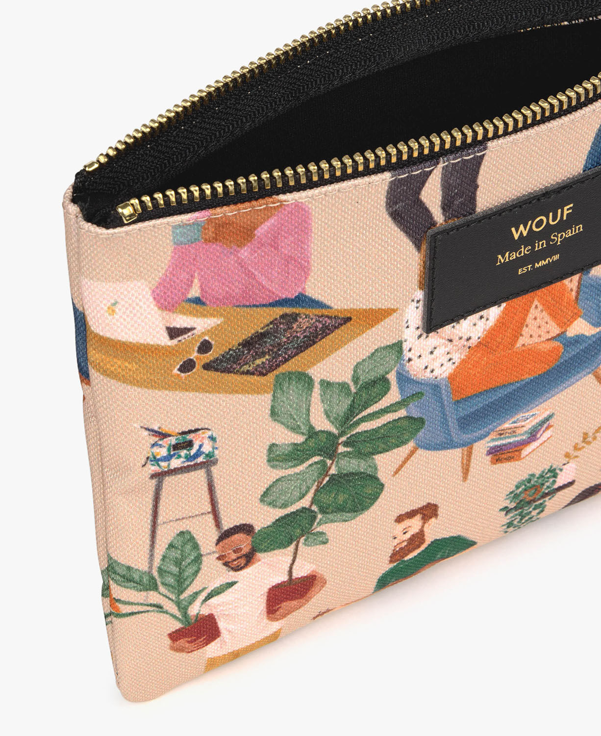 Wouf Accessories Large Pouch Bag Recycled Collection Cozy