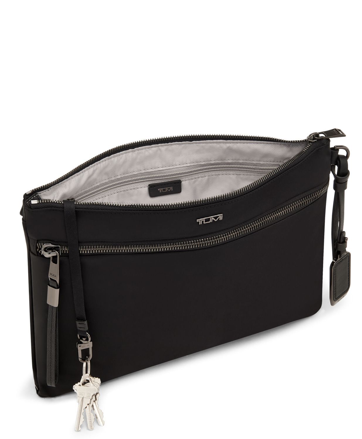 Tumi Voyageur Patna Schultertasche Black/Gunmetal Tumi Voyageur Patna Schultertasche Black/Gunmetal