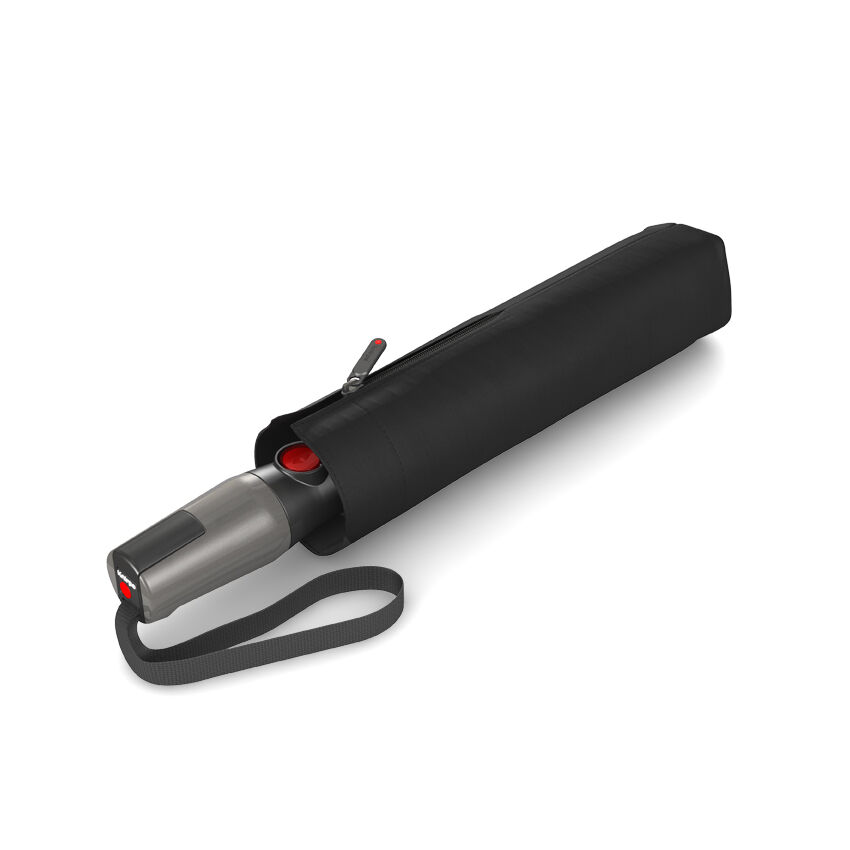 Knirps T.400 Extra Large Duomatic Automatischer Taschenschirm Uni Black