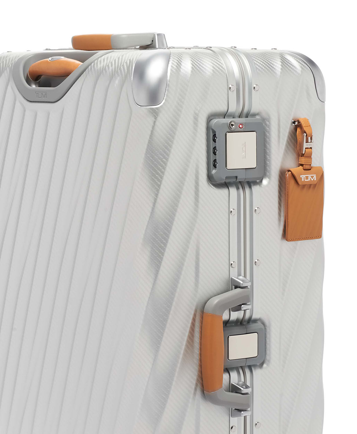 Tumi 19 Degree Aluminium Aufgabekoffer für längere Reisen 77,5 cm + Gratis Hotelgutschein Texture Silver