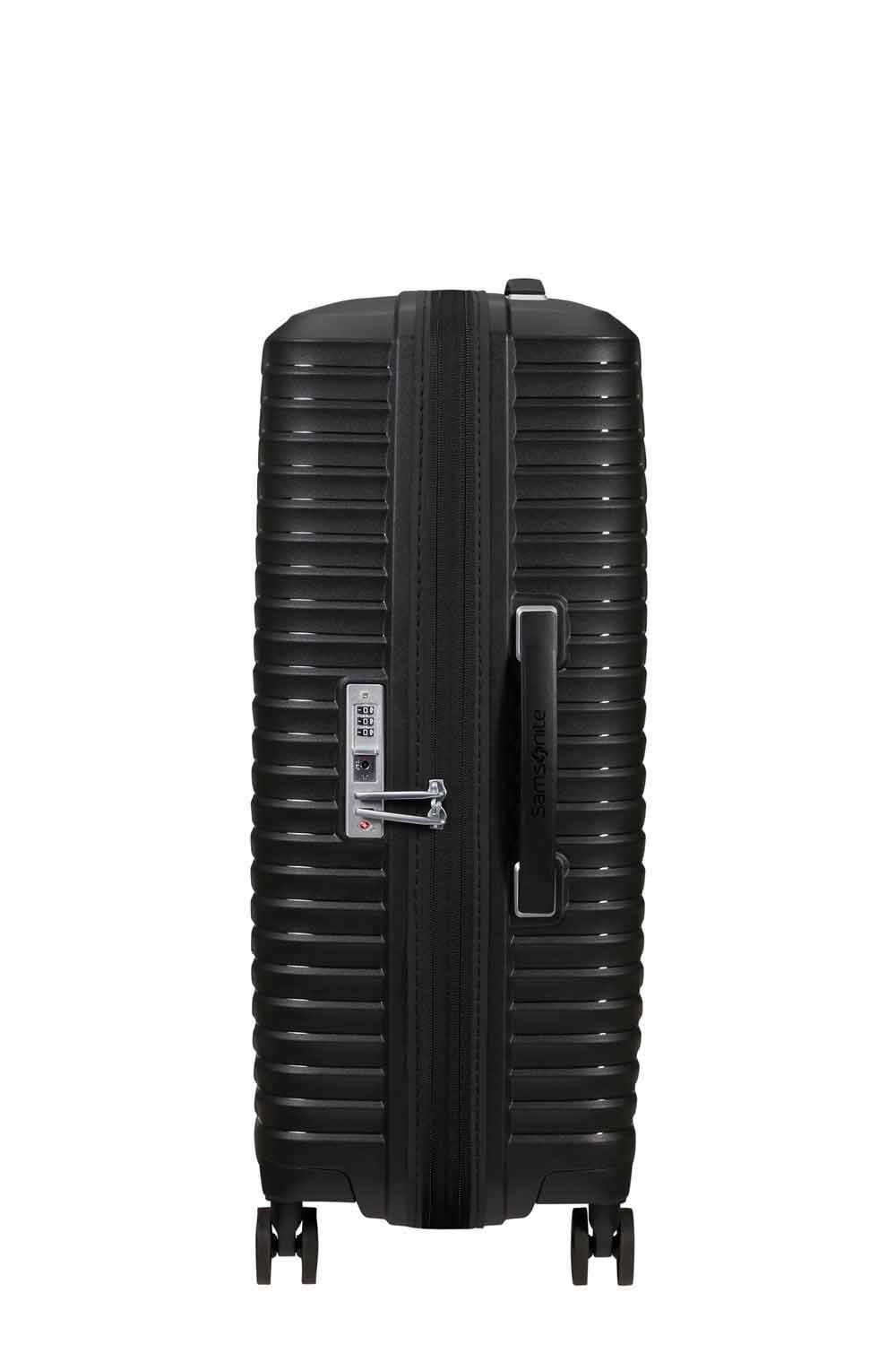 Samsonite Upscape Trolley mit 4 Rollen erweiterbar 68cm + GRATIS HOTELGUTSCHEIN Schwarz Samsonite Upscape Trolley mit 4 Rollen erweiterbar 68cm + GRATIS HOTELGUTSCHEIN Schwarz