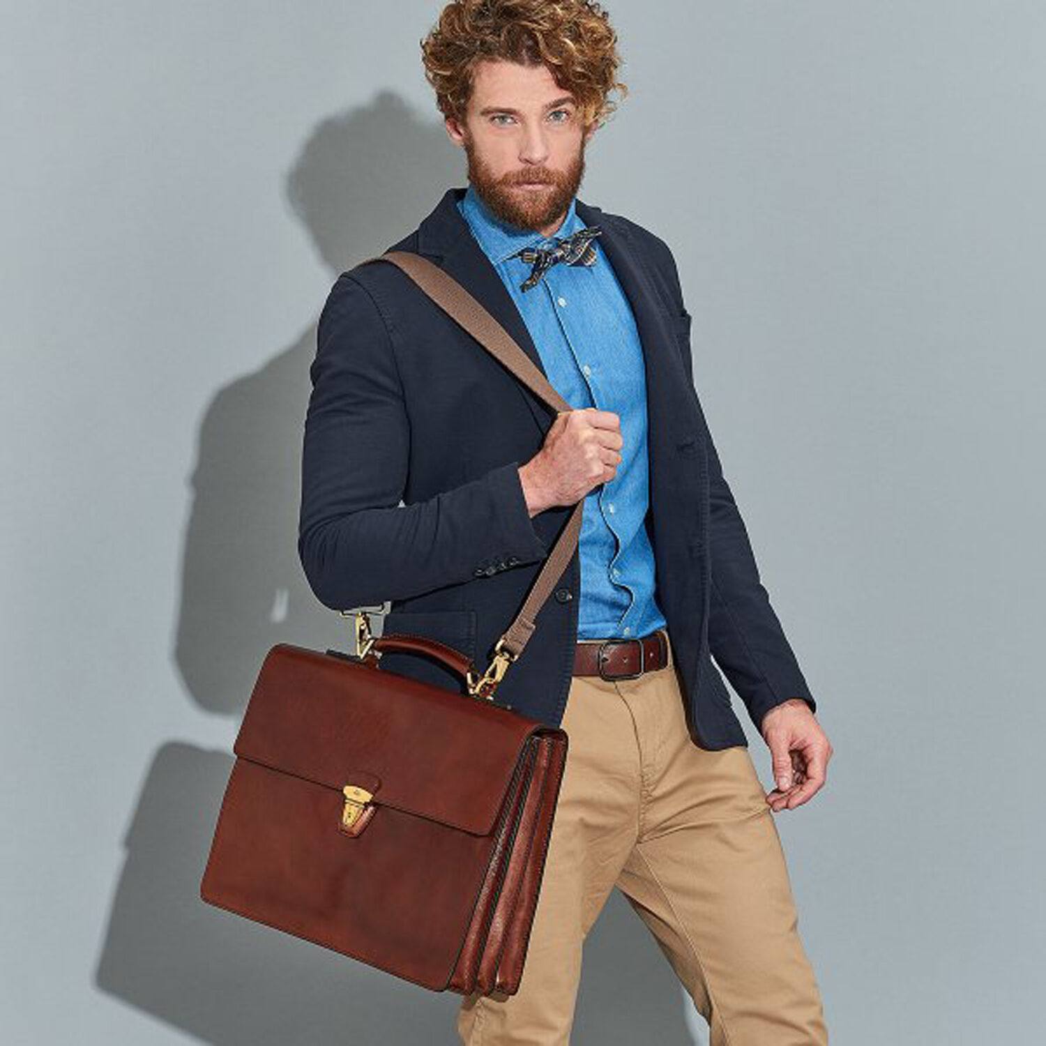 The Bridge Story Uomo Aktentasche -06467501 Braun/Gold The Bridge Story Uomo Aktentasche -06467501 Braun/Gold