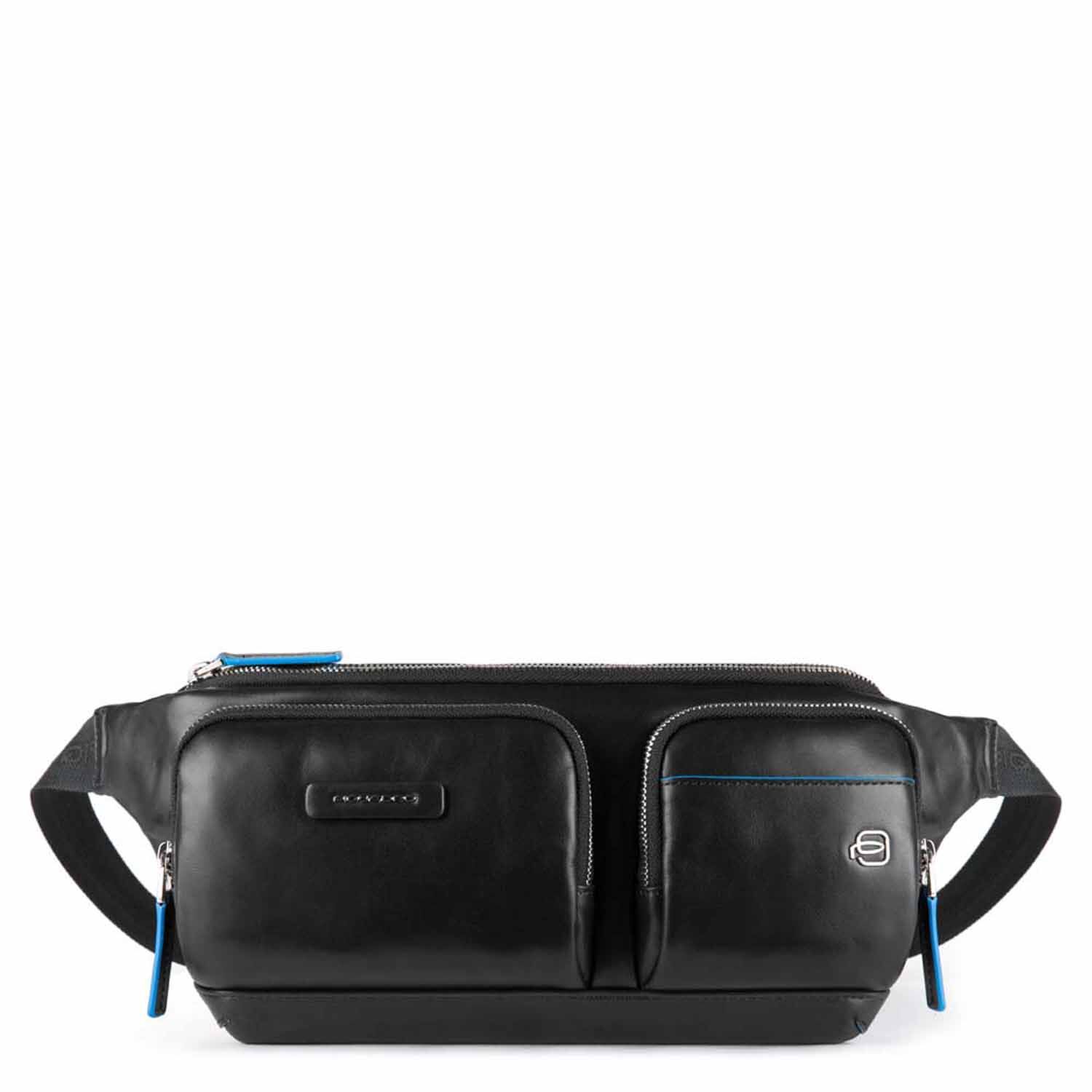 Piquadro Blue Square Revamp Gürteltasche mit RFID-Blocker Schwarz