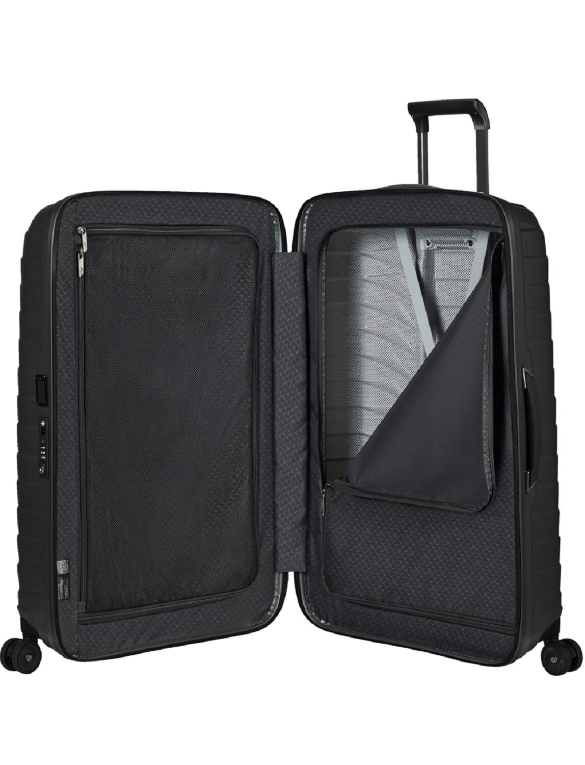 Samsonite Proxis Trolley mit 4 Rollen 81cm + GRATIS HOTELGUTSCHEIN Matt Graphite